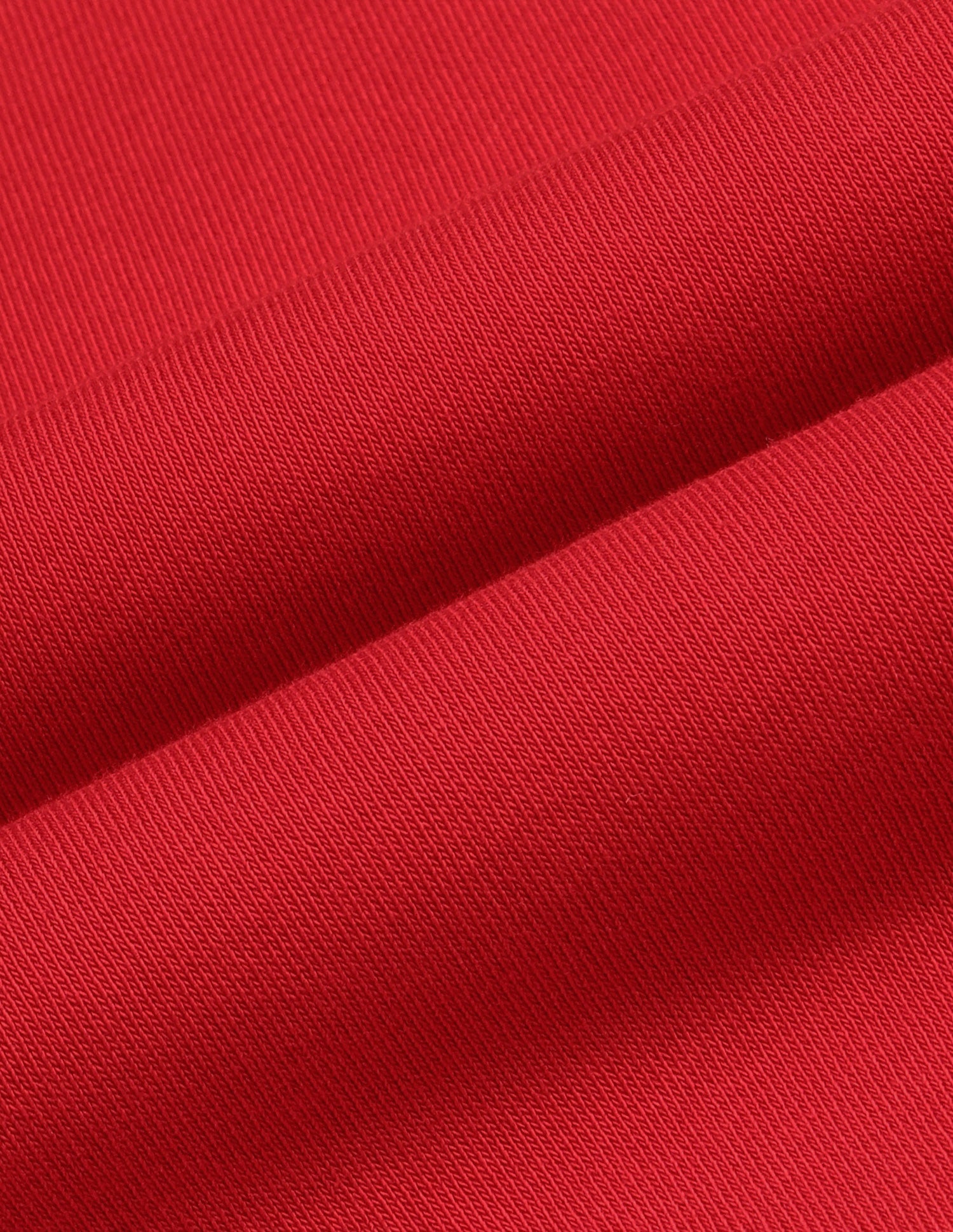 Solid Oversized Fit Zipper Sweatshirt Red - U.S. Polo Assn. India | Large