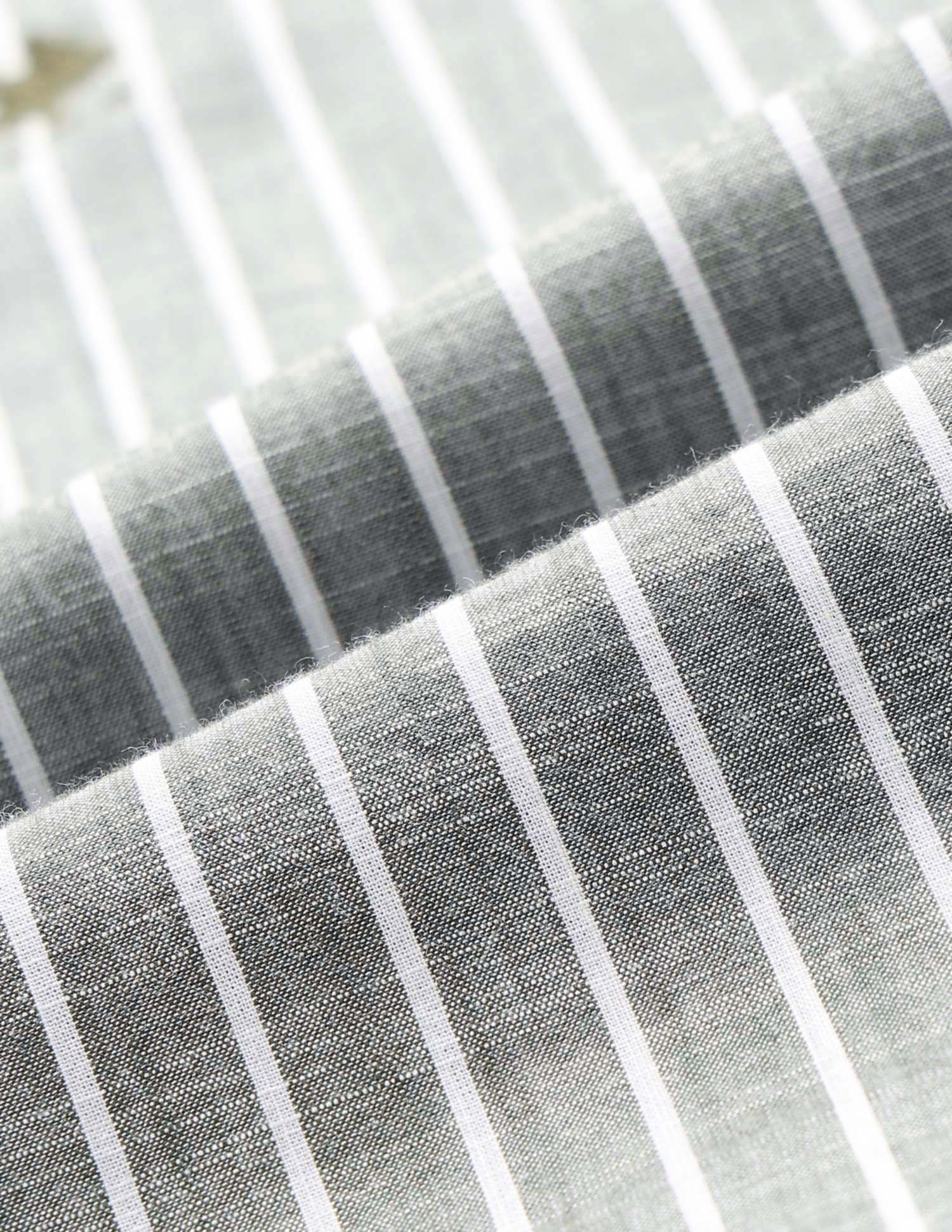 Vertical Striped Regular Fit Shirt Green - U.S. POLO ASSN. | Large