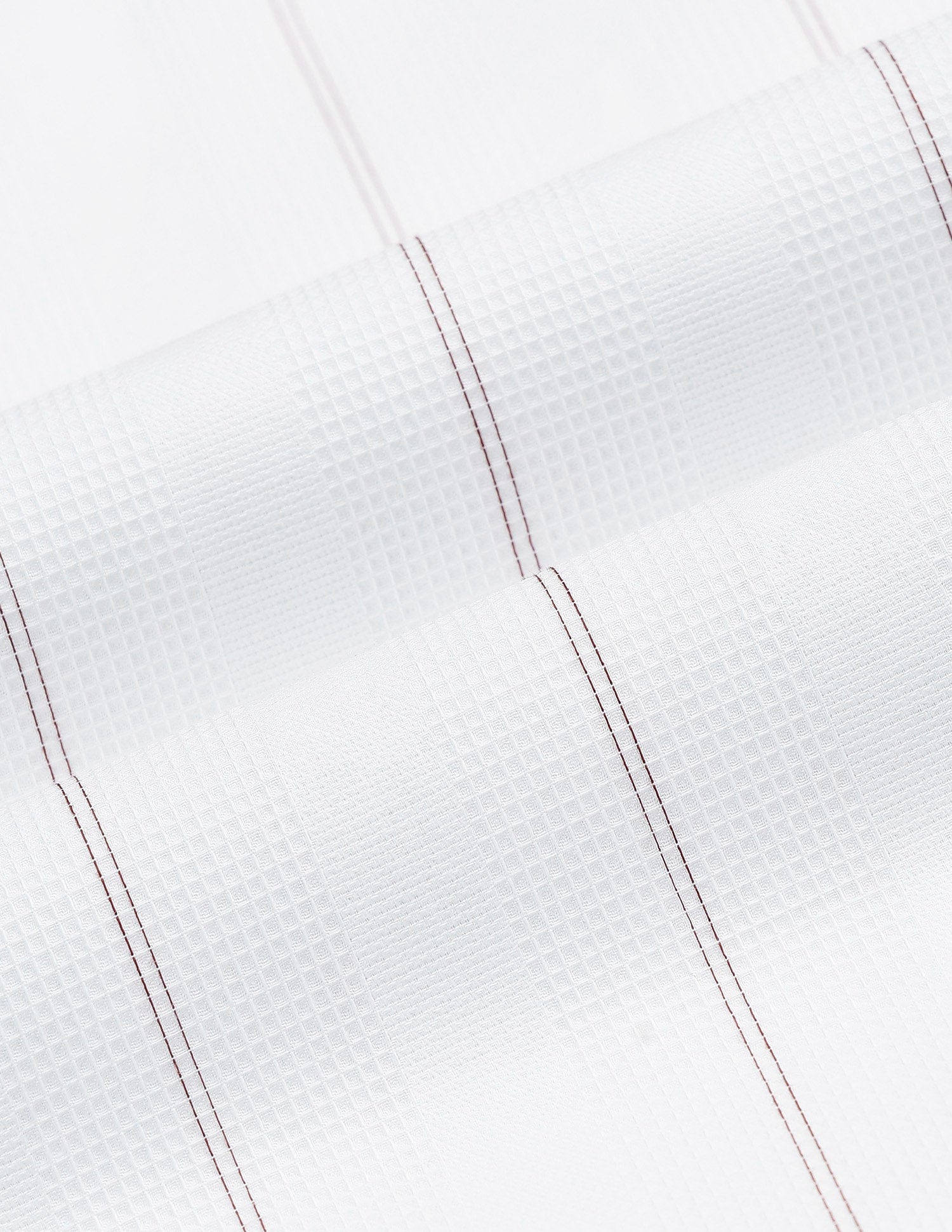 Self Design Vertical Striped Tailored Fit Shirt White - U.S. Polo Assn. India | Large