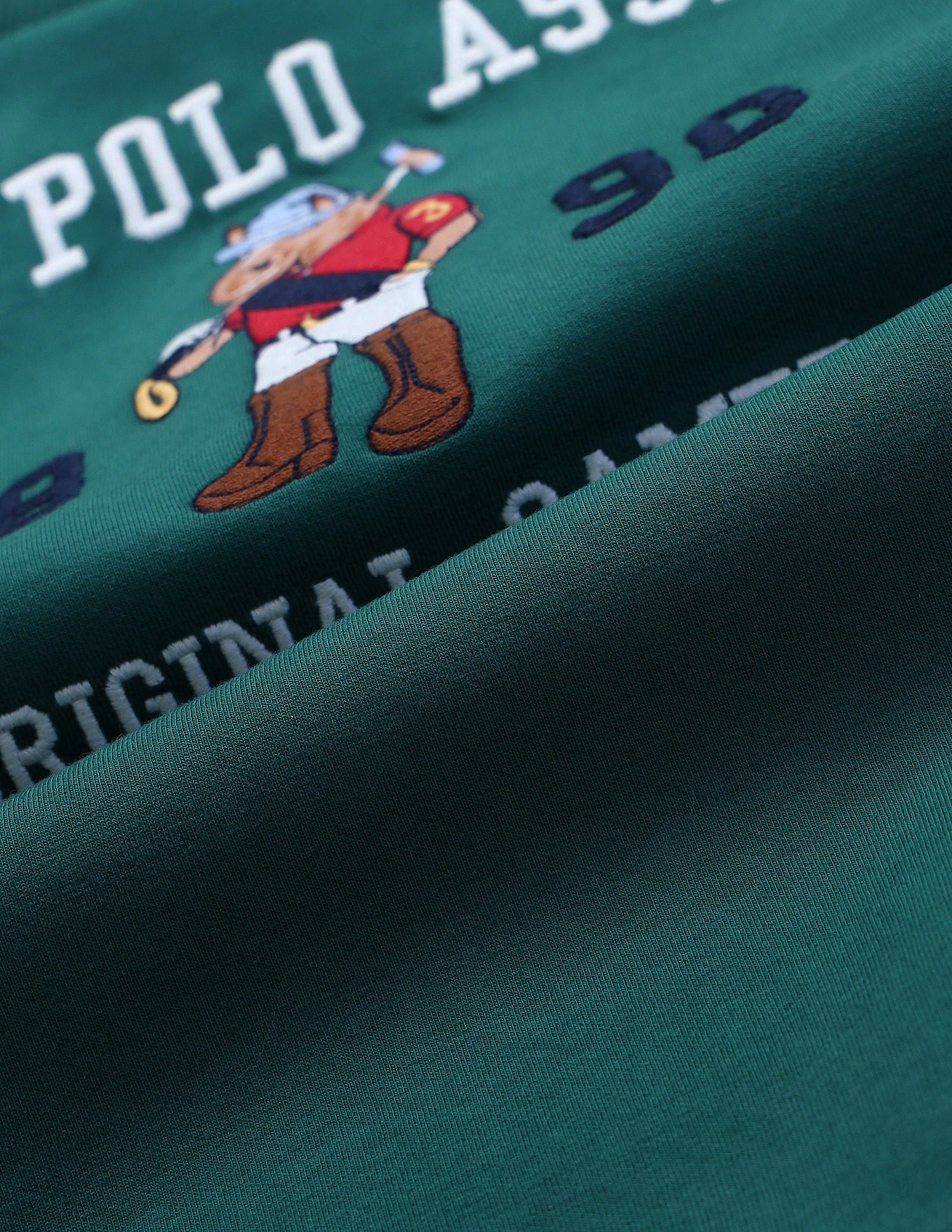 Boys Brand Embroidered Sweatshirt Kumquat - U.S. POLO ASSN. | Large