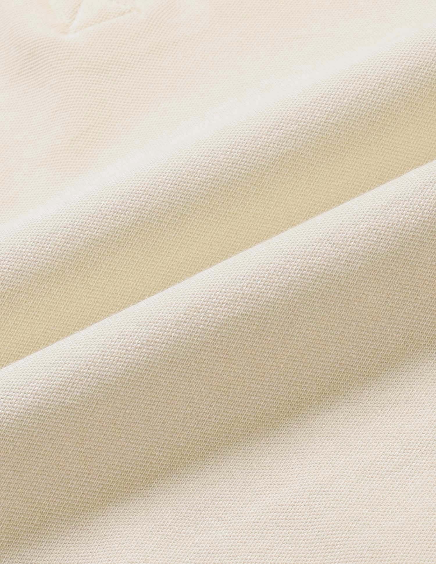 Jacquard Collar Regular Fit Polo Shirt Ecru - U.S. POLO ASSN. | Large