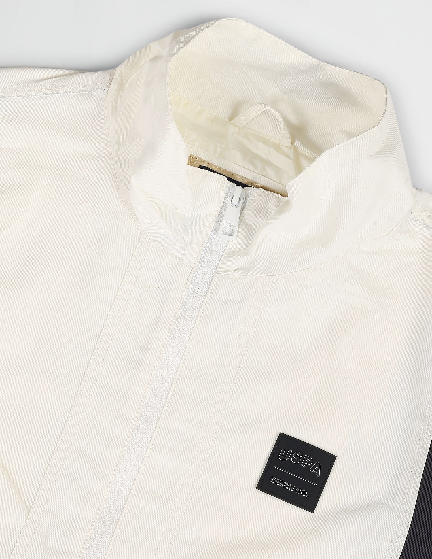 Colour Block Casual Jacket White - U.S. POLO ASSN. | Large
