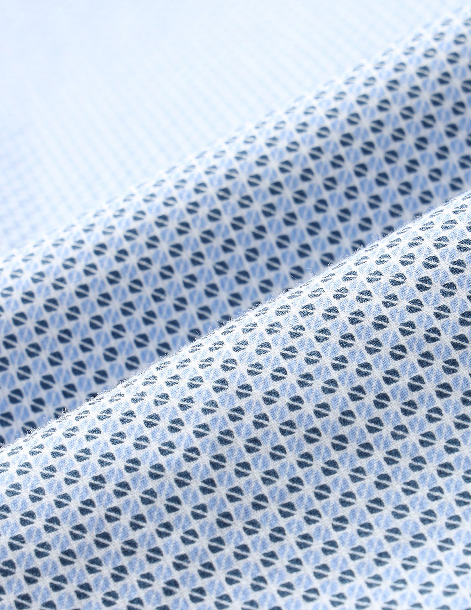 Cutaway Collar Cotton Shirt Blue - U.S. Polo Assn. India | Large