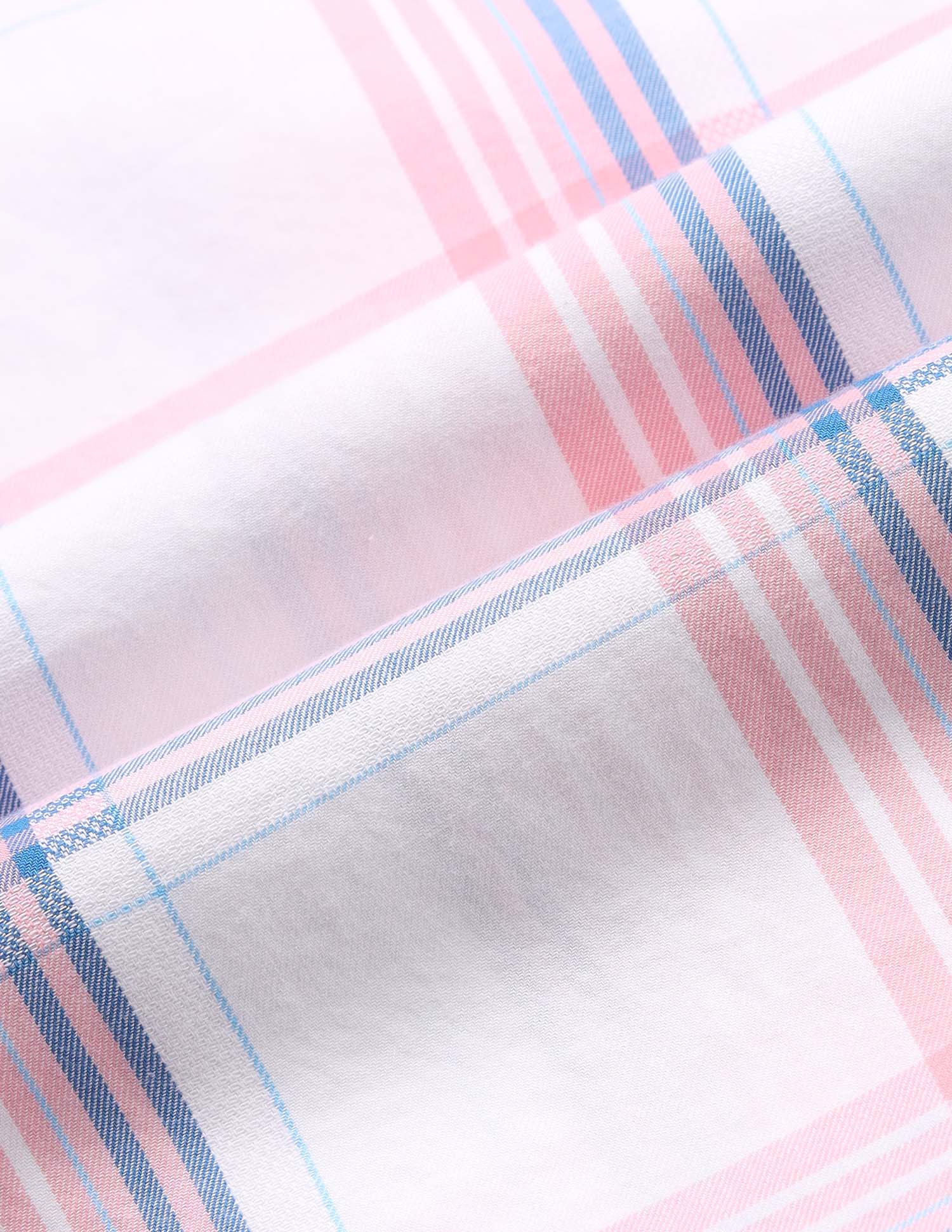 Tailored Fit Dupplin Checked Shirt Light Pink - U.S. POLO ASSN. | Large