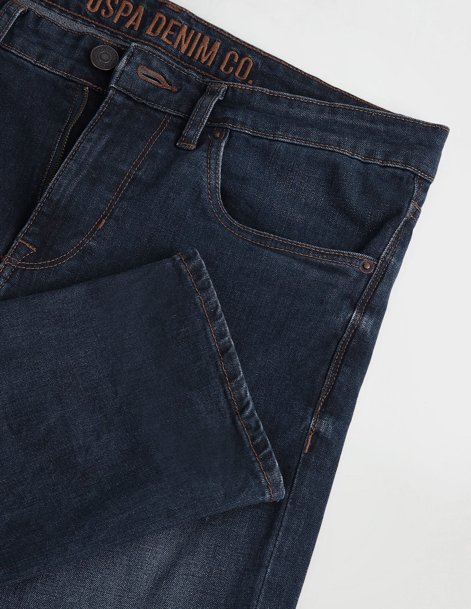 Regallo Skinny Fit Blue Jeans Blue - U.S. Polo Assn. India | Large