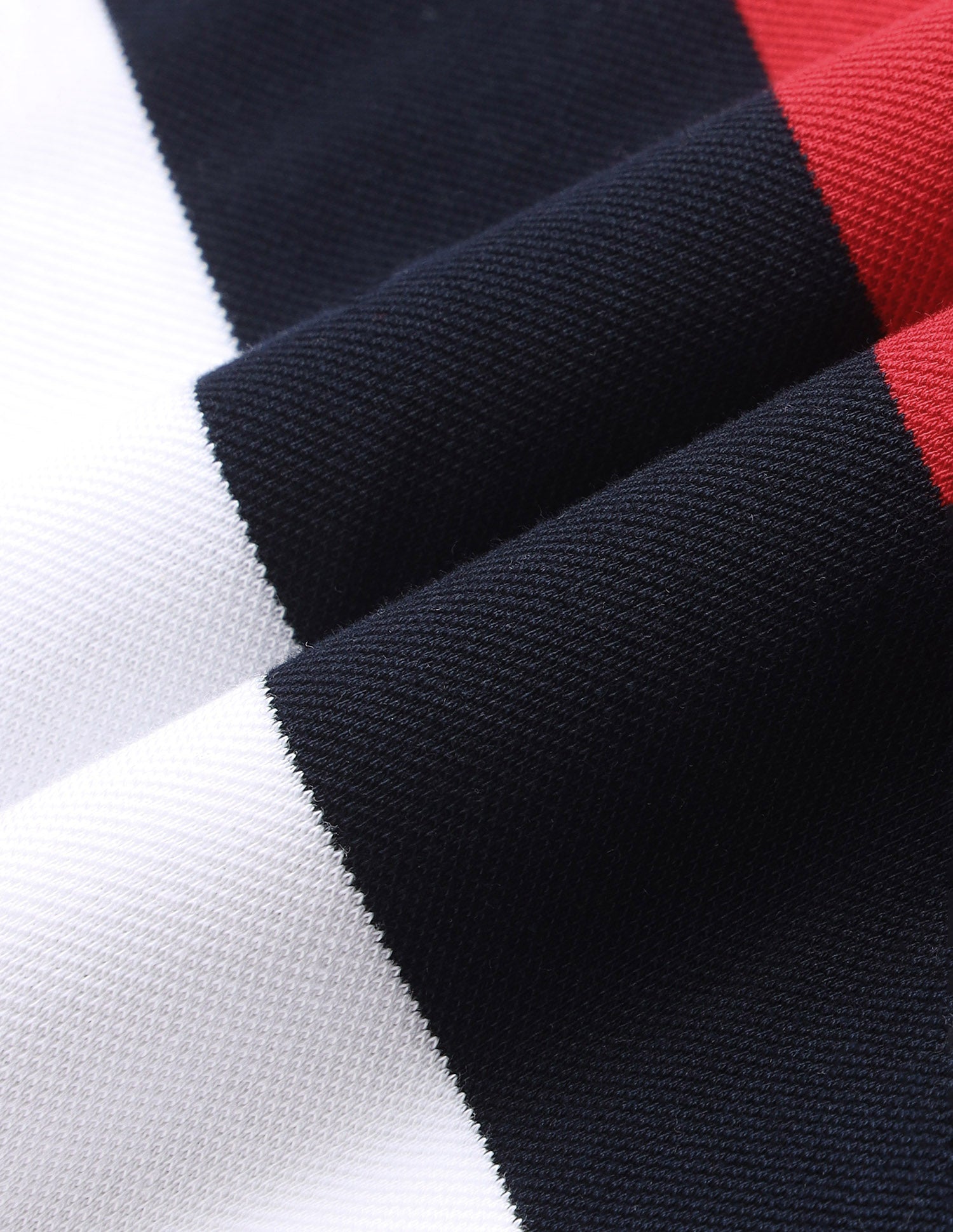 Solid Stripe Detail Embroidered Slim Fit Polo Shirt White - U.S. Polo Assn. India | Large