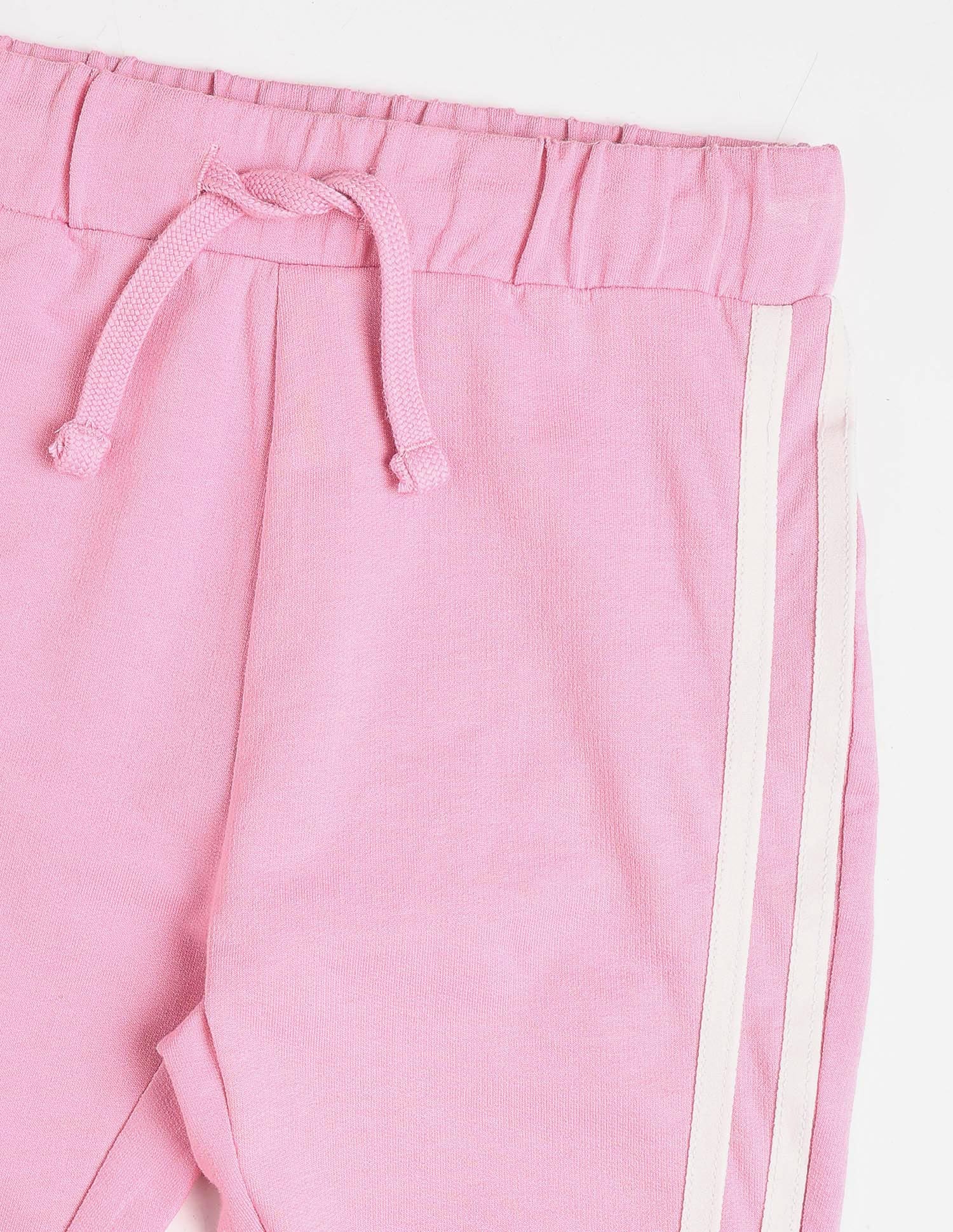 Solid Flared Fit Track Pants Pink - U.S. Polo Assn. India | Large
