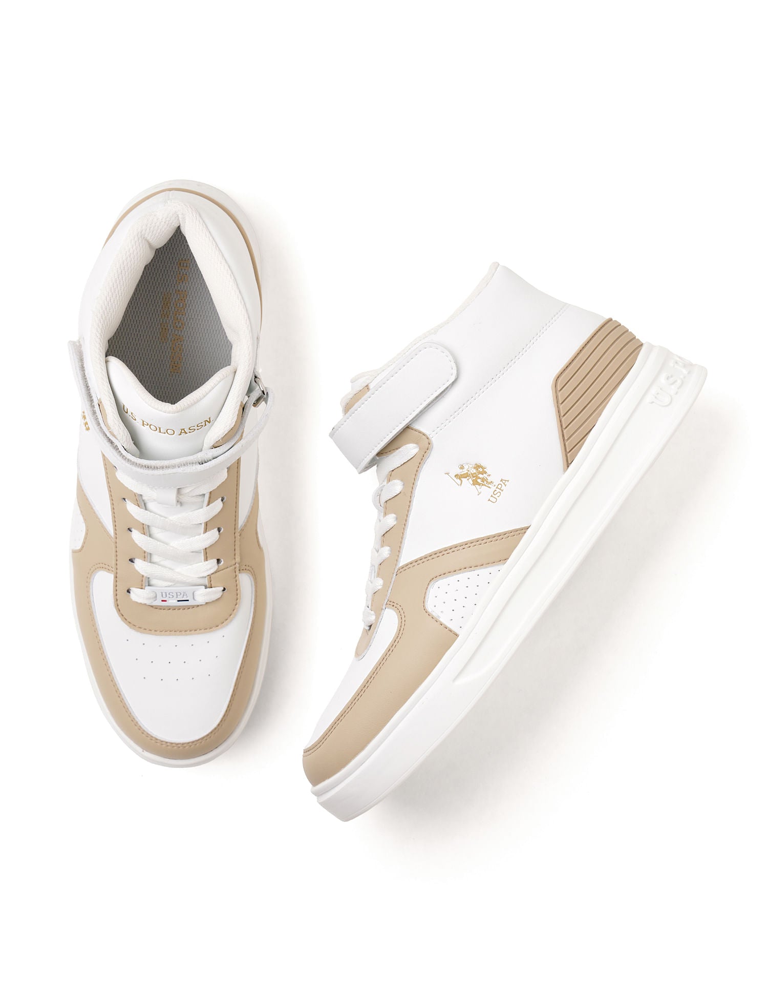 Velino Colourblocked Sneaker Beige - U.S. POLO ASSN. | Large