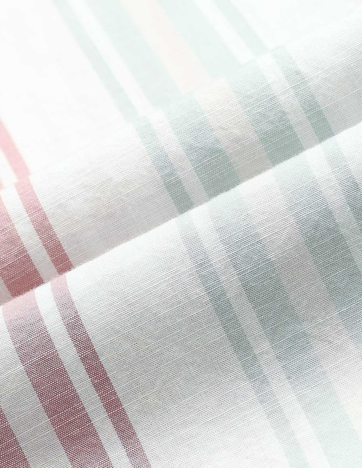 Vertical Striped Tailored Fit Shirt Pink - U.S. Polo Assn. India | Large