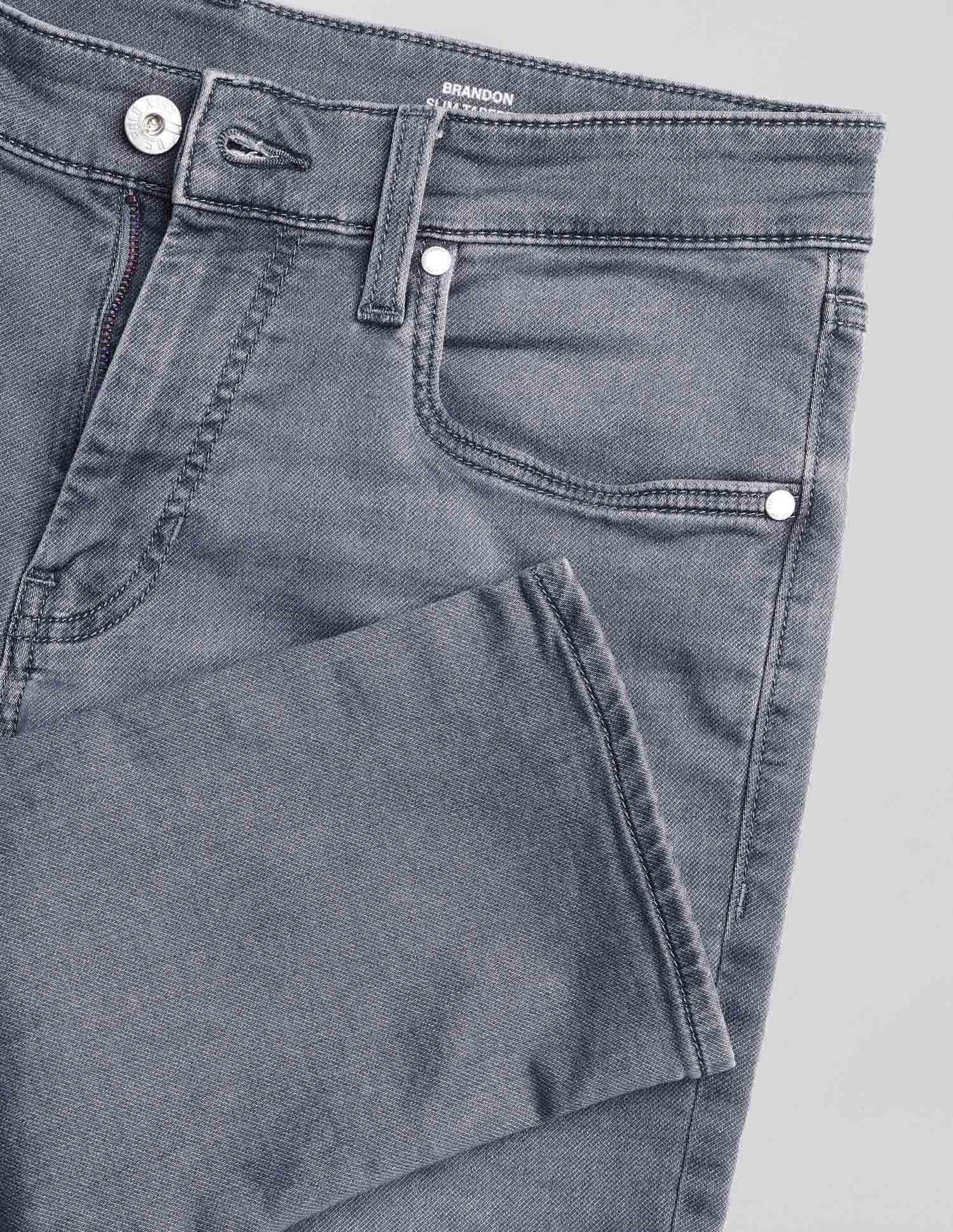 Brandon Slim Tapered Fit Grey Jeans Mid Wash - U.S. POLO ASSN. | Large