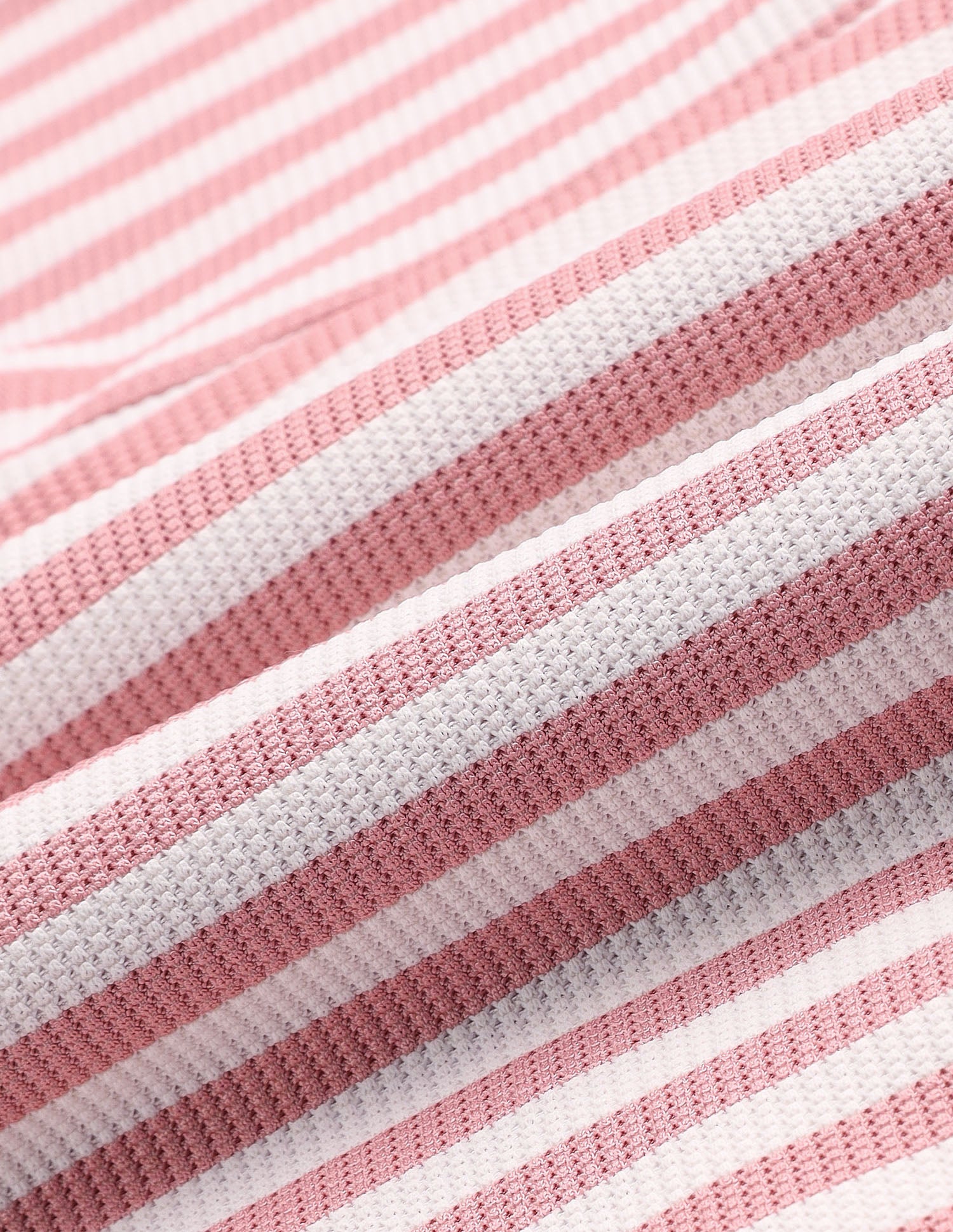 Girls Horizontal Striped Fit And Flare Dress Pink - U.S. POLO ASSN. | Large