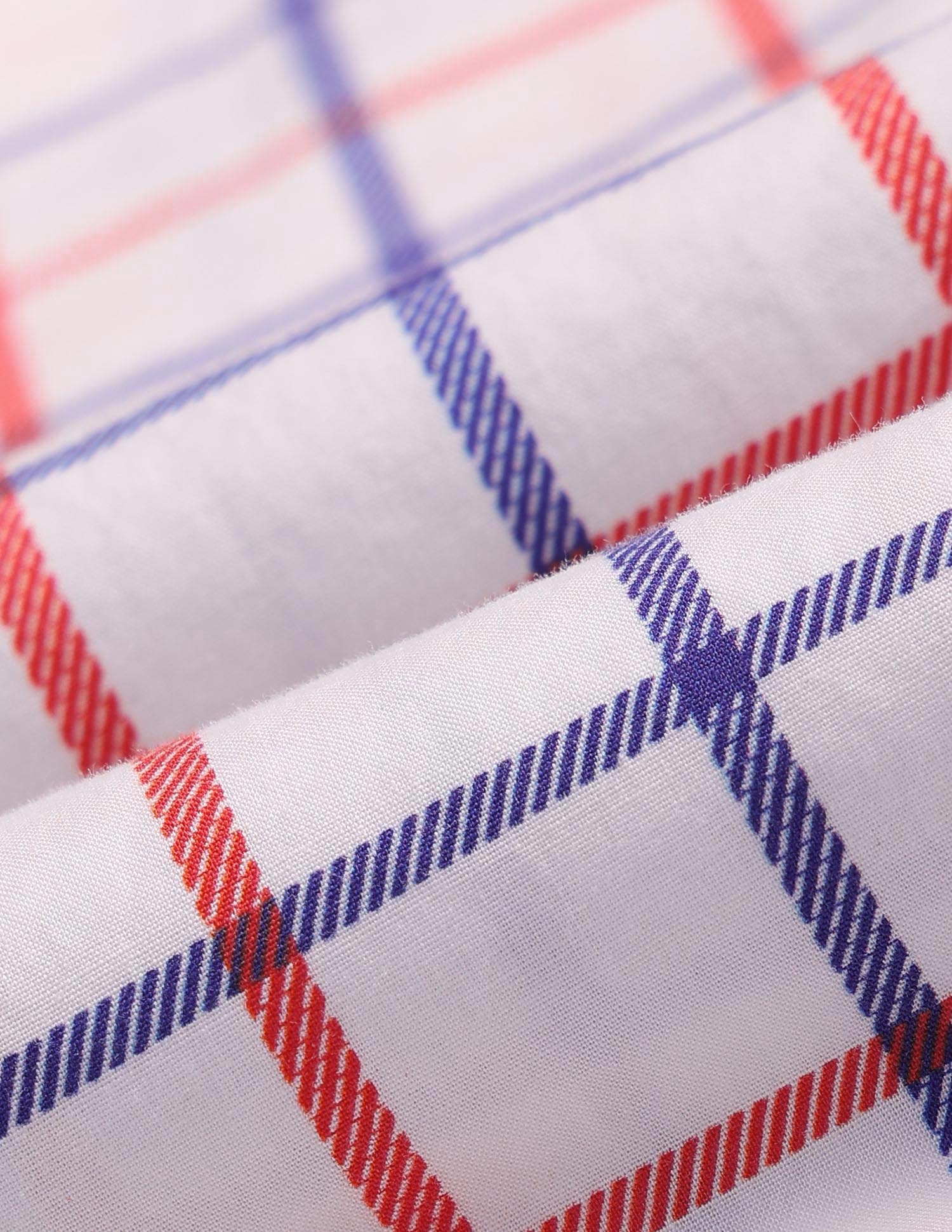 Grid Twill Shirt White - U.S. POLO ASSN. | Large