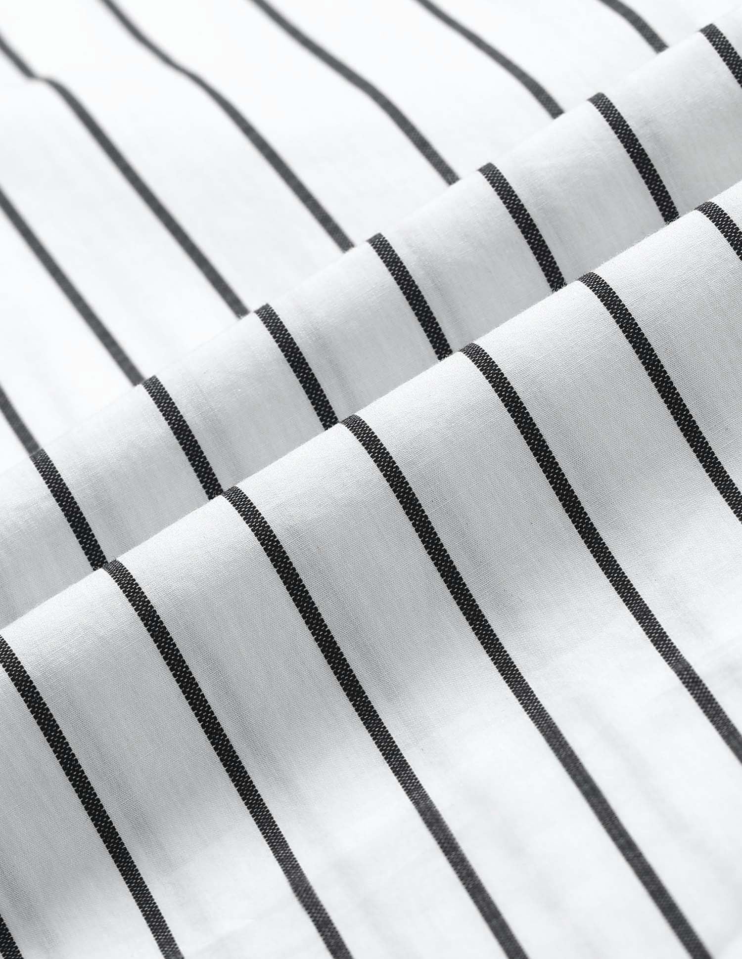 Vertical Striped Tailored Fit Shirt White - U.S. POLO ASSN. | Large