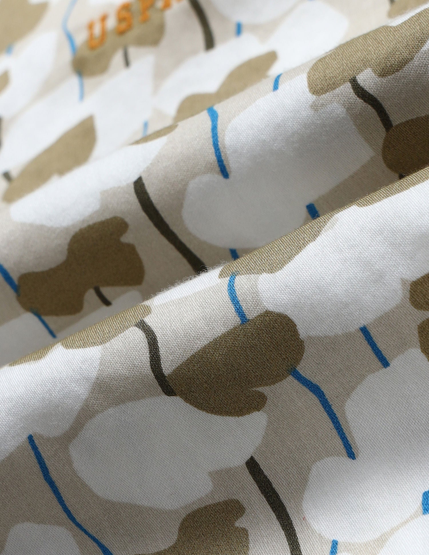 Boys Regular Fit Printed Shirt Olive - U.S. POLO ASSN. | Large