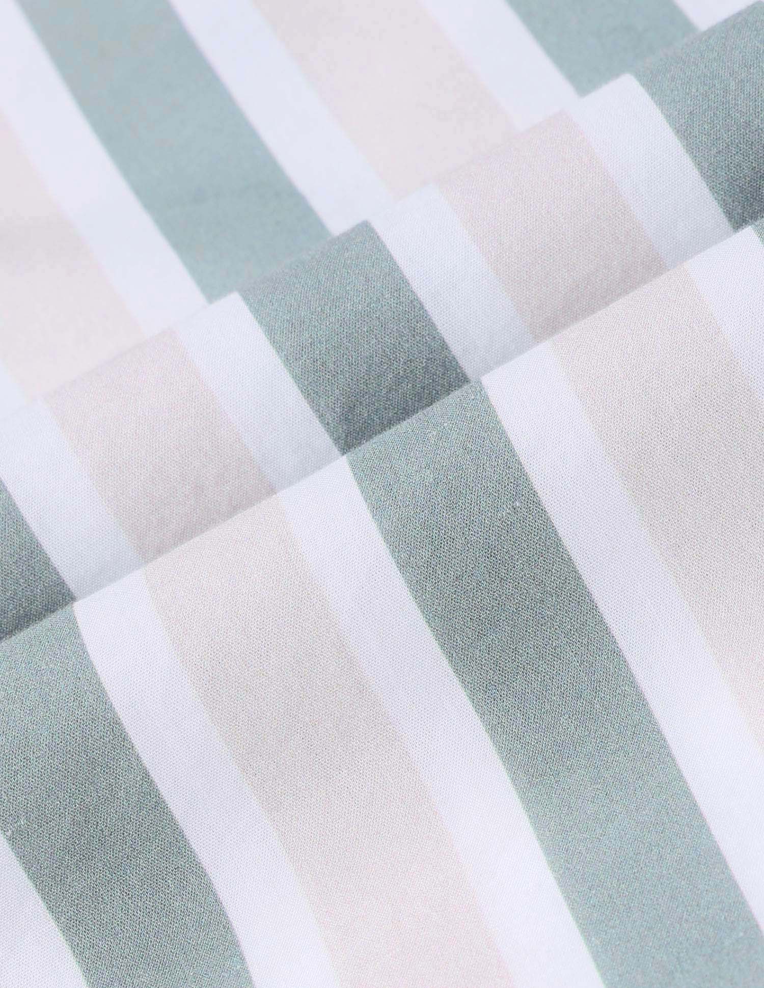 Vertical Striped Regular Fit Shirt Green - U.S. Polo Assn. India | Large