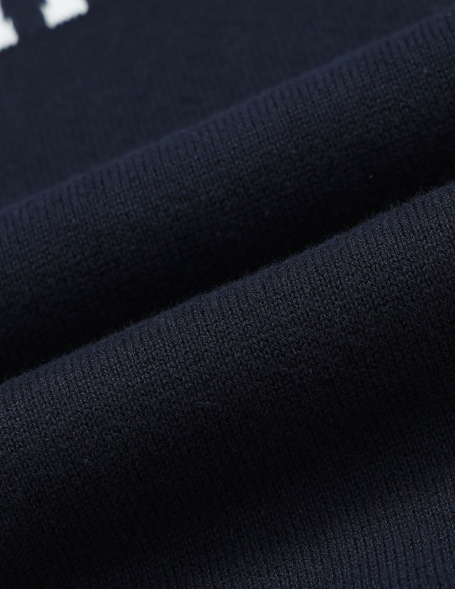 Brand Patterned Knit Regular Fit Sweater Navy - U.S. POLO ASSN. | Large