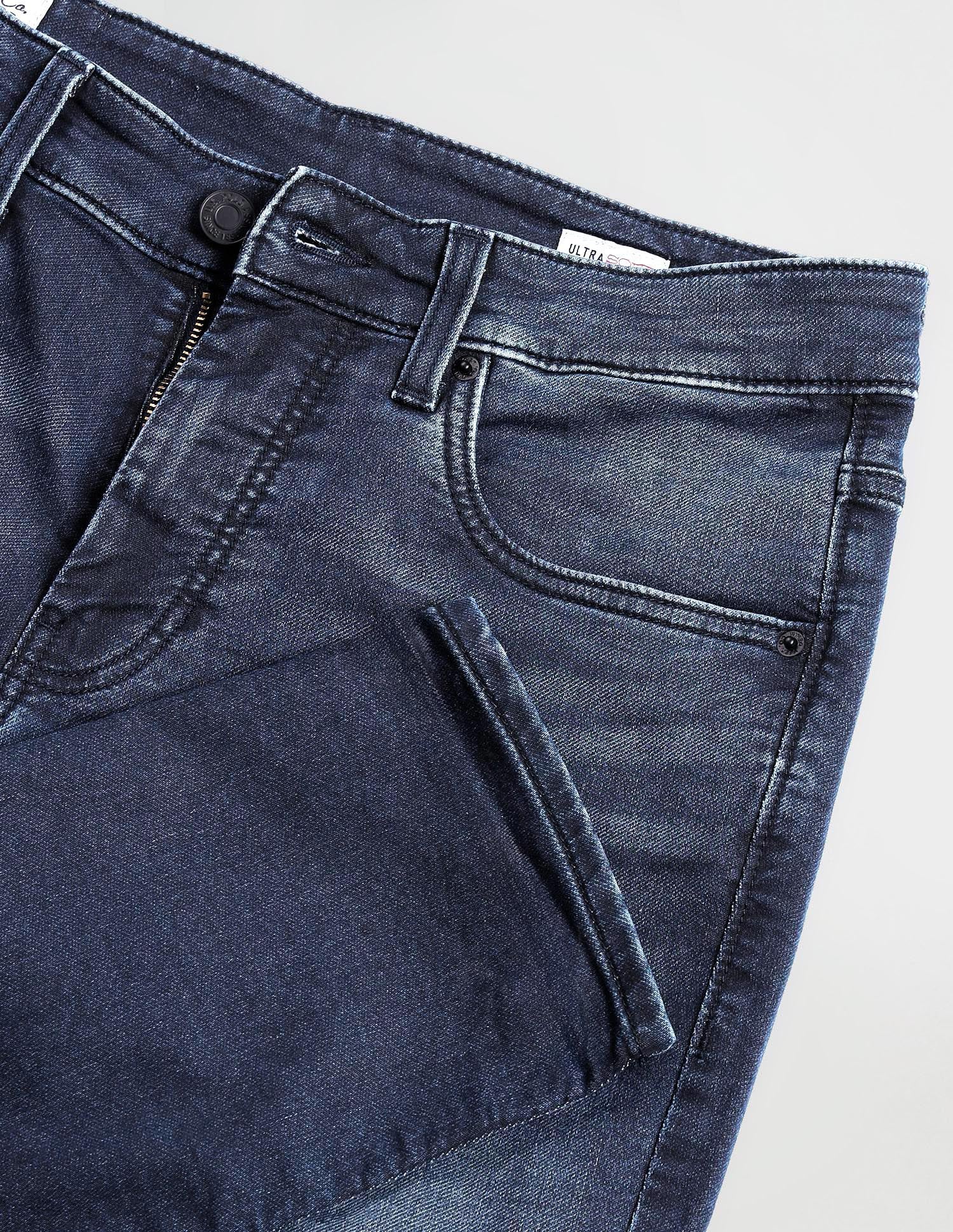 Brandon Slim Tapered Blue Jeans Dark Wash - U.S. POLO ASSN. | Large