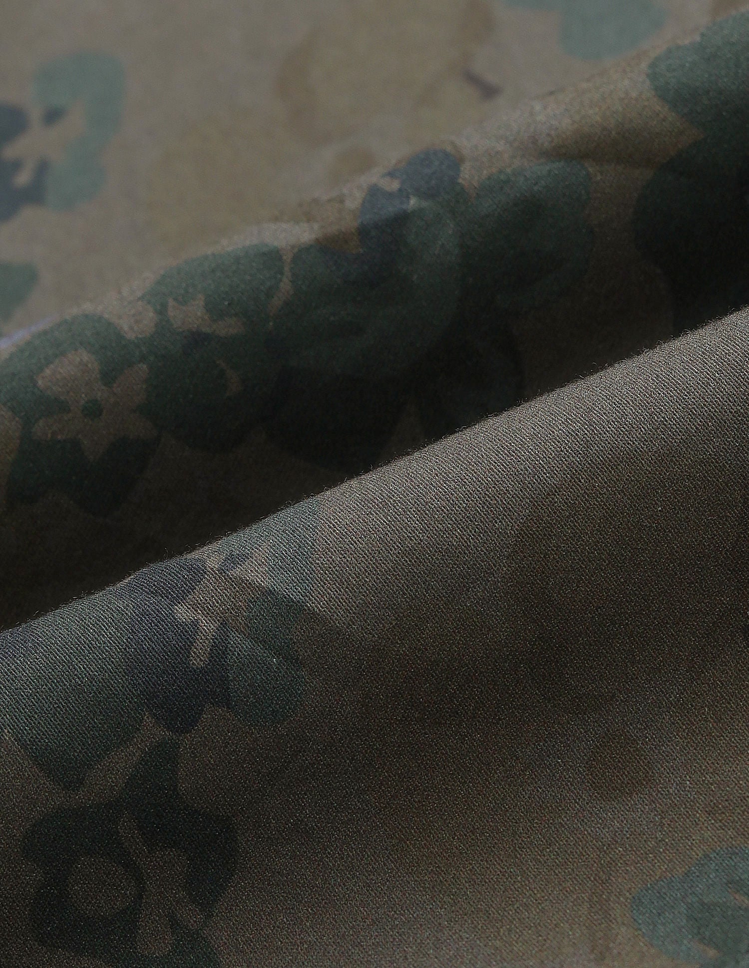 Floral Printed Regular Fit Shirt Olive - U.S. POLO ASSN. | Large