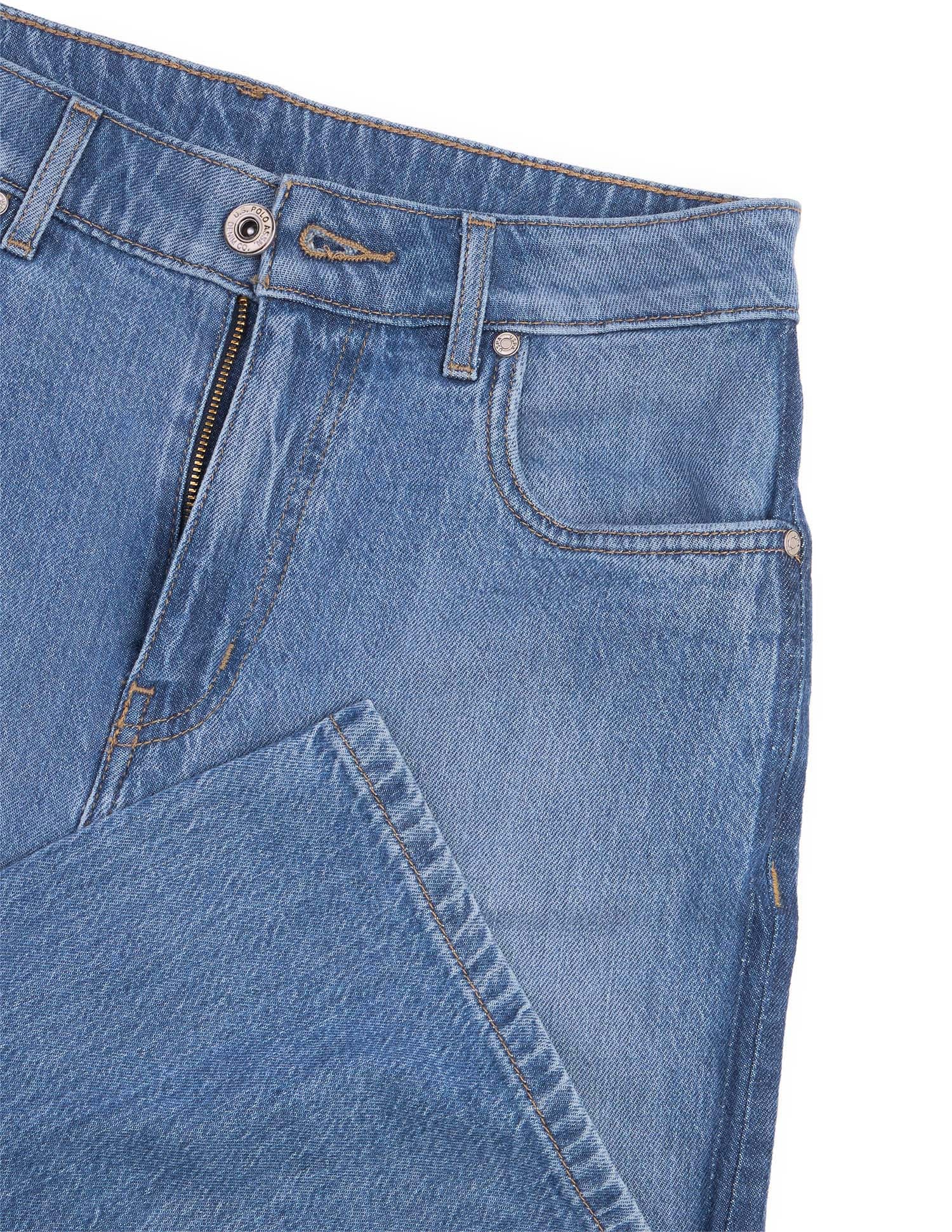 Wide Leg Fit Blue Jeans Blue - U.S. Polo Assn. India | Large