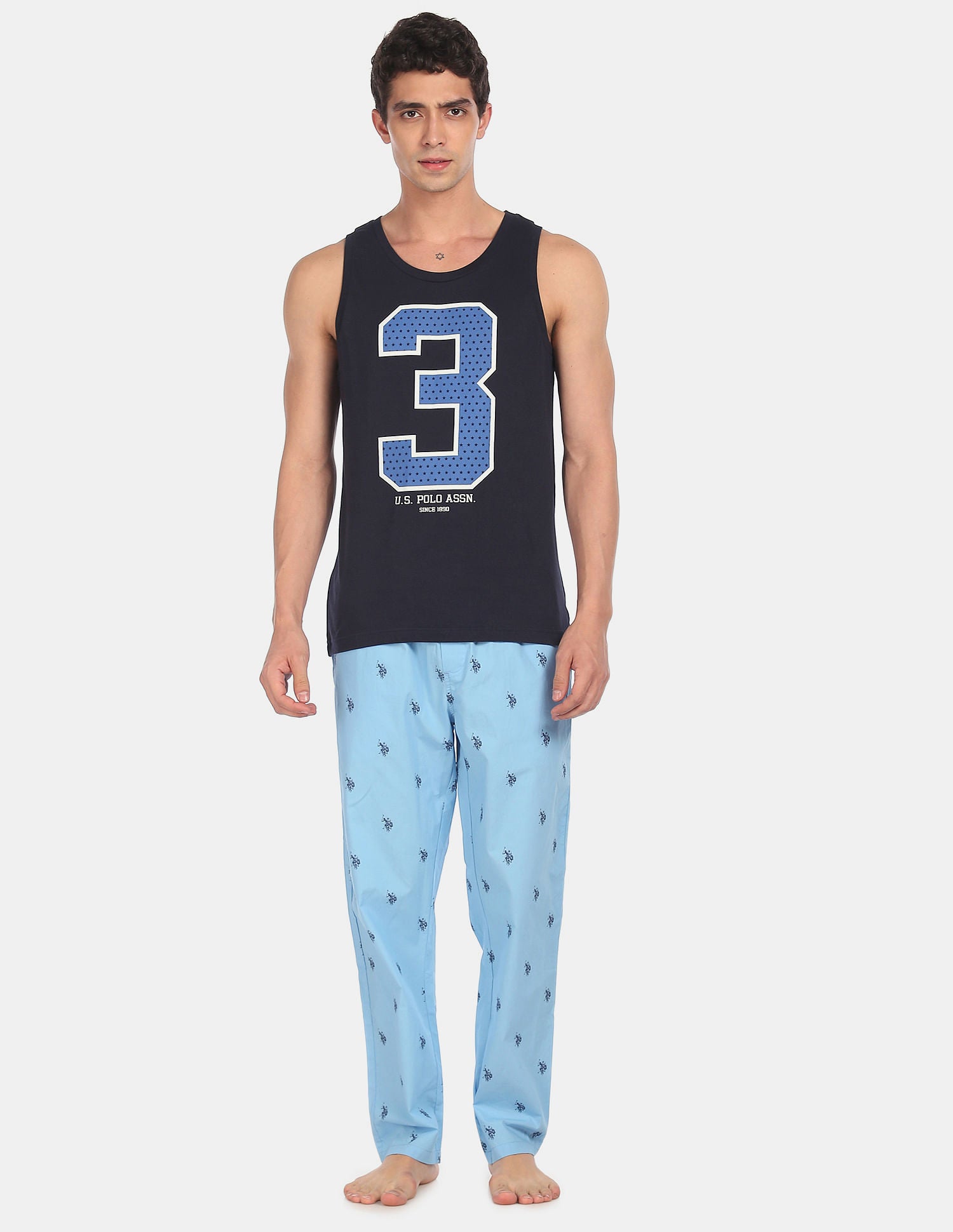 Cotton Comfort Fit I617 Vest - Pack Of 1 Navy - U.S. POLO ASSN. | Large