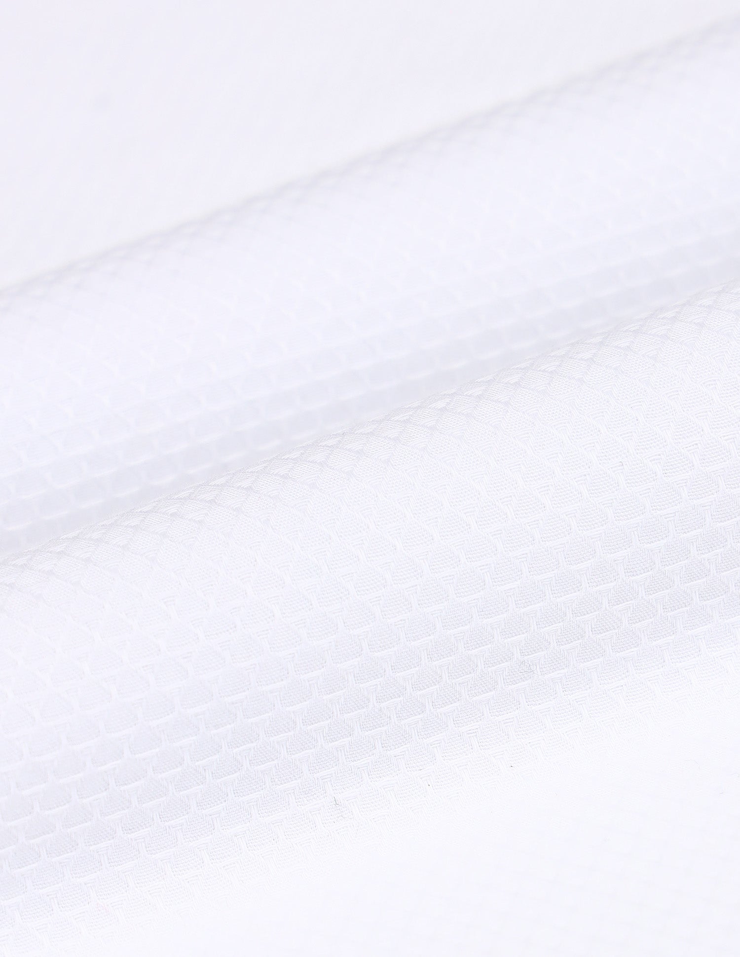 Solid Pattern Dobby Shirt White - U.S. Polo Assn. India | Large
