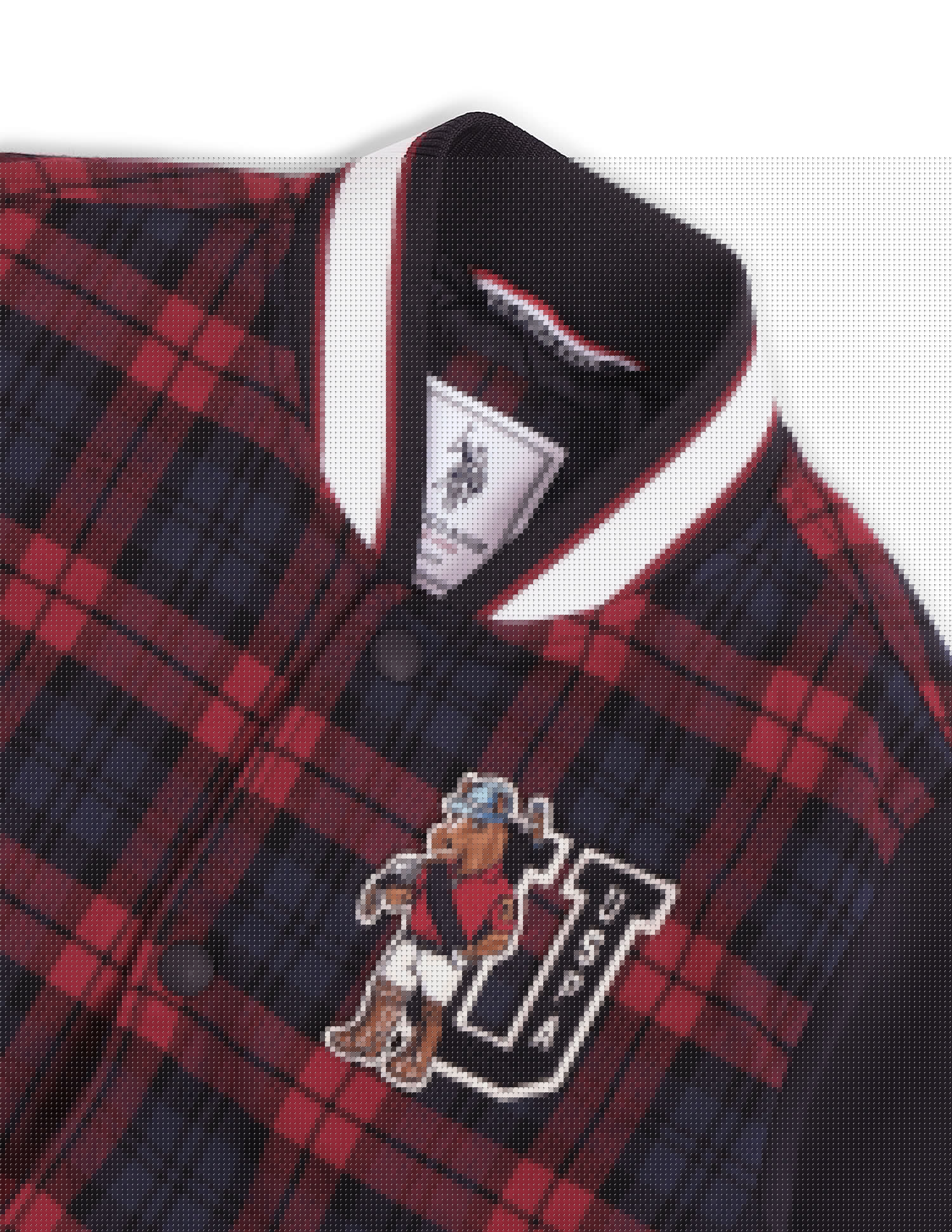Boys Checked Mock Collar Jacket Red - U.S. POLO ASSN. | Large