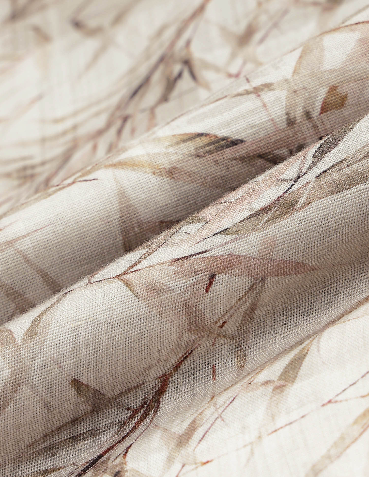 Tropical Printed Tailored Fit Shirt Light Khaki - U.S. POLO ASSN. | Large