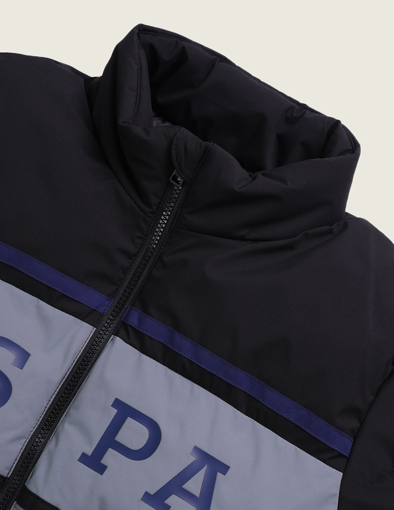 Colourblocked Puffer Jacket Black - U.S. Polo Assn. India | Large