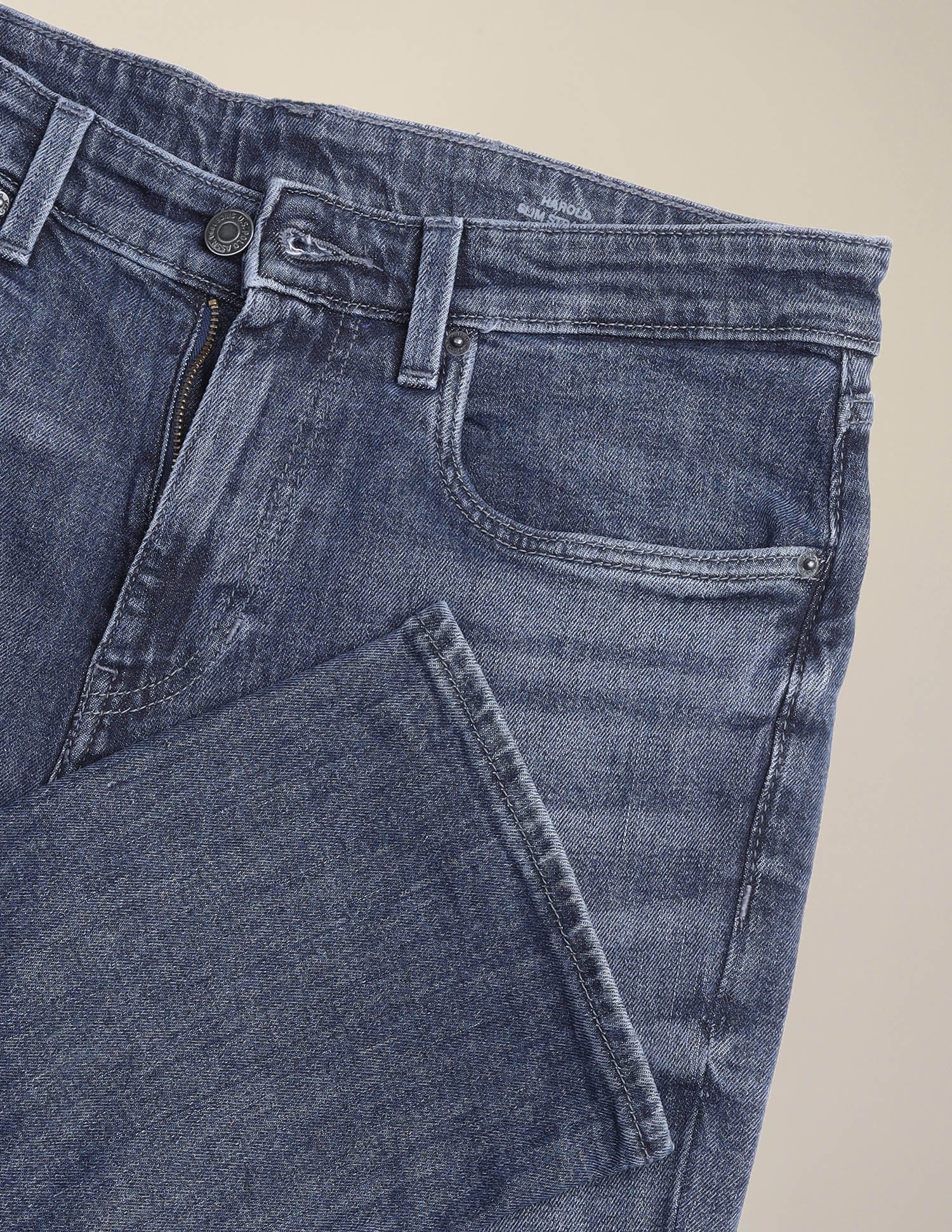 Harold Slim Straight Fit Blue Jeans Dark Blue - U.S. Polo Assn. India | Large