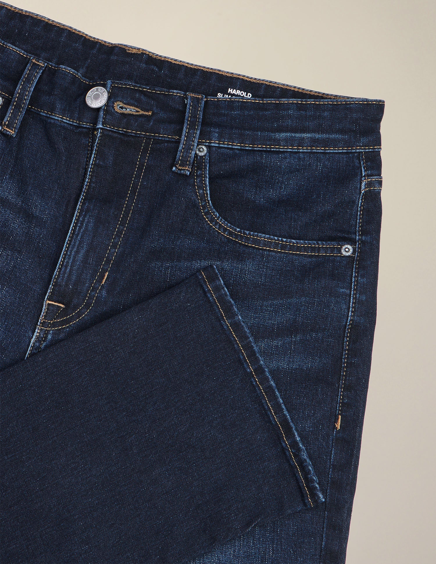 Harold Slim Straight Fit Blue Jeans Dark Indigo - U.S. Polo Assn. India | Large