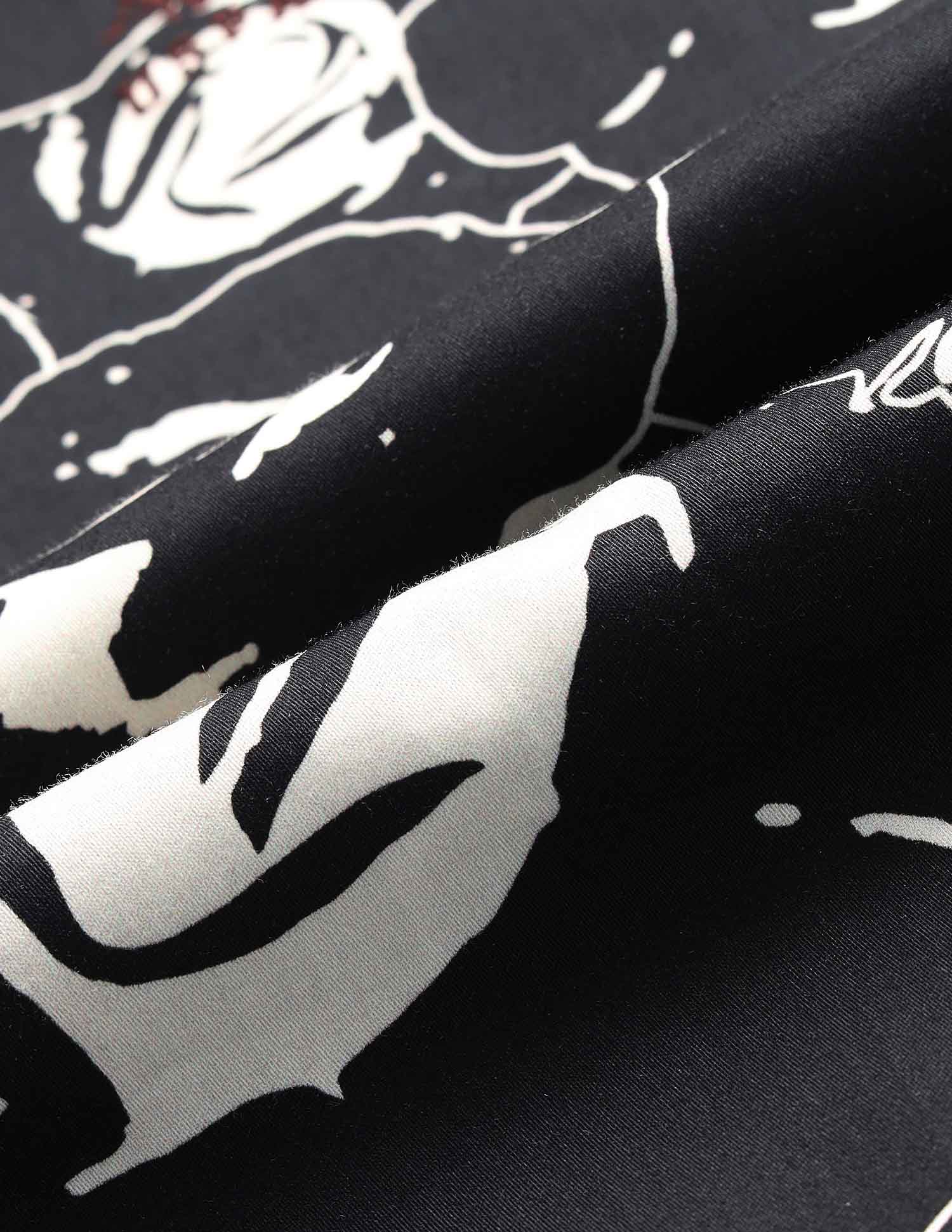 Regular Fit Floral Printed Shirt Black - U.S. Polo Assn. India | Large