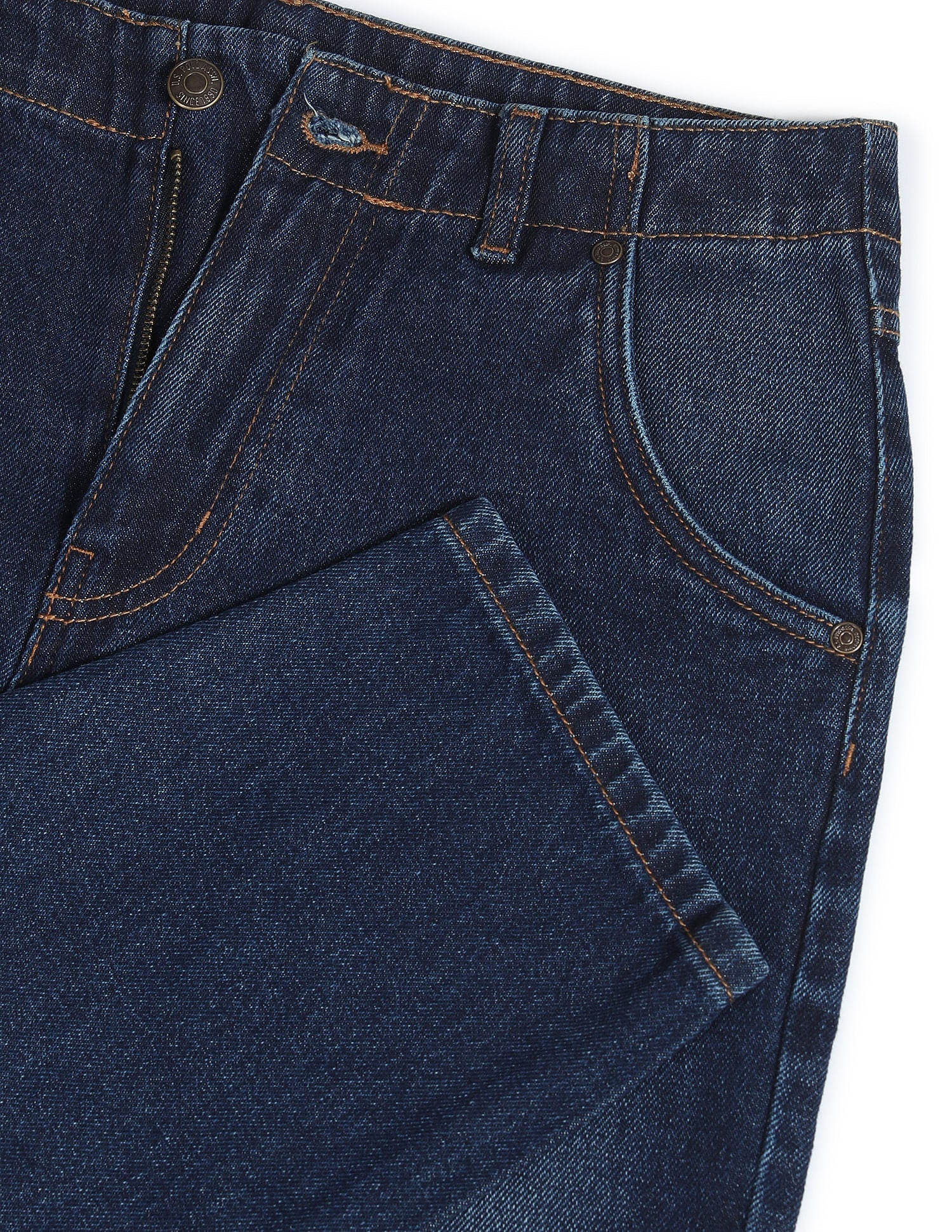 High Rise Carrot Fit Jeans Blue - U.S. Polo Assn. India | Large