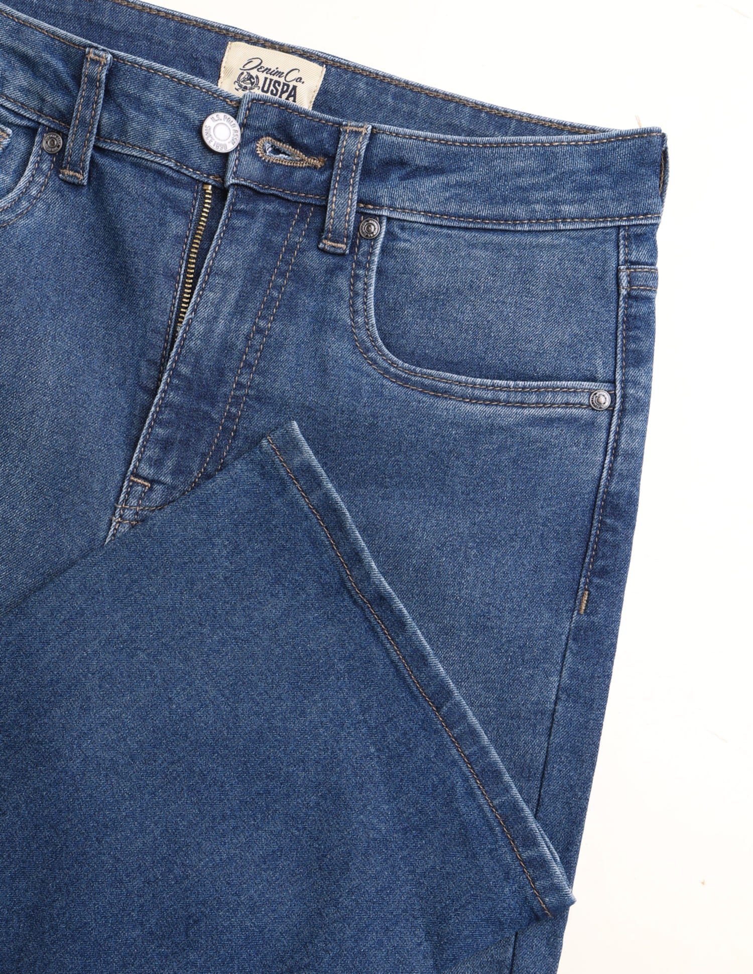 High Rise Skinny Bootcut Jeans Blue - U.S. Polo Assn. India | Large