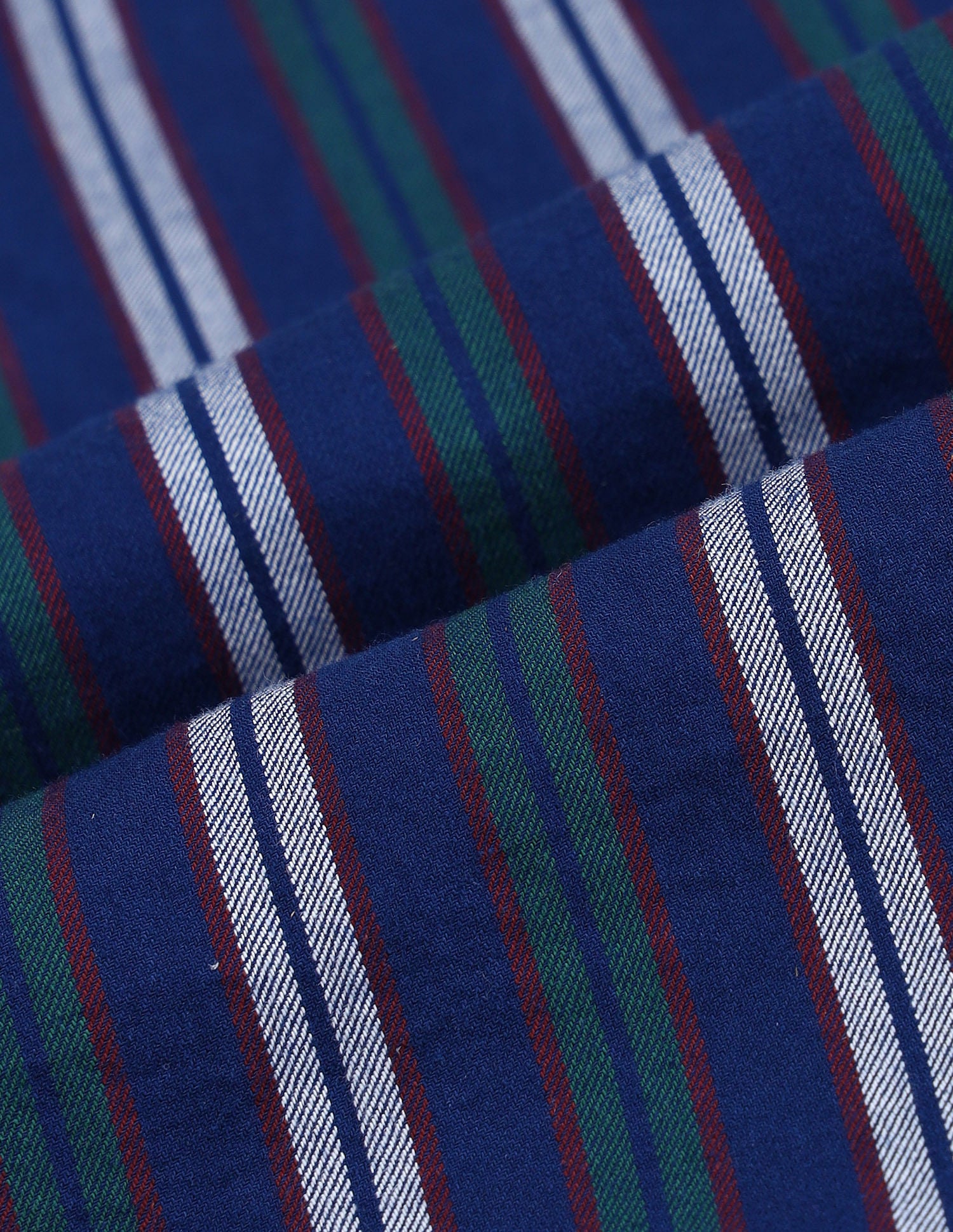 Boys Vertical Striped Cotton Shirt Navy - U.S. POLO ASSN. | Large