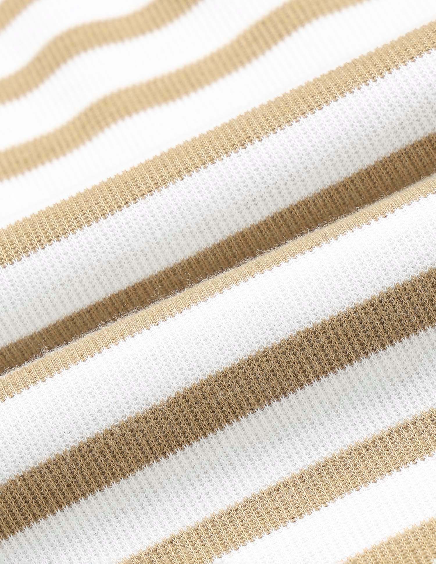 Horizontal Striped Denim Legacy T-Shirt Khaki - U.S. POLO ASSN. | Large