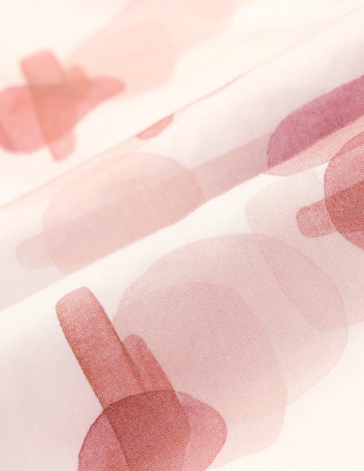 Boys Abstract Printed Satin Shirt Brown - U.S. POLO ASSN. | Large