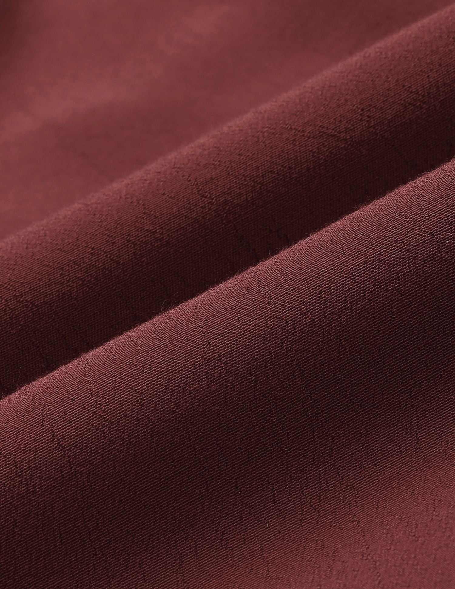 Ruffle Neck Regular Fit Top Maroon - U.S. POLO ASSN. | Large