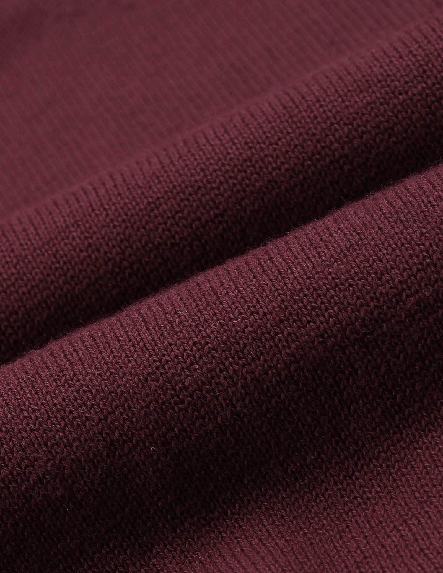 Regular Fit Polo Collar Sweater Wine - U.S. POLO ASSN. | Large