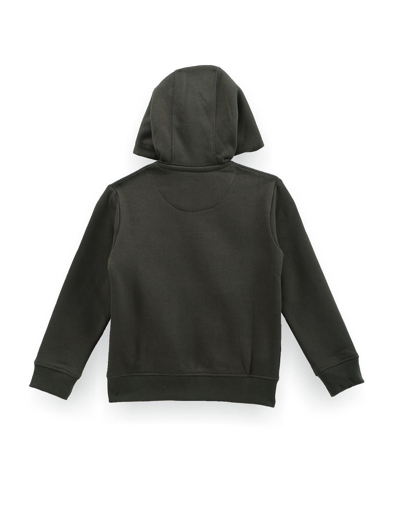 Boys Brand Print Hooded Sweatshirt Olive - U.S. POLO ASSN. | Large