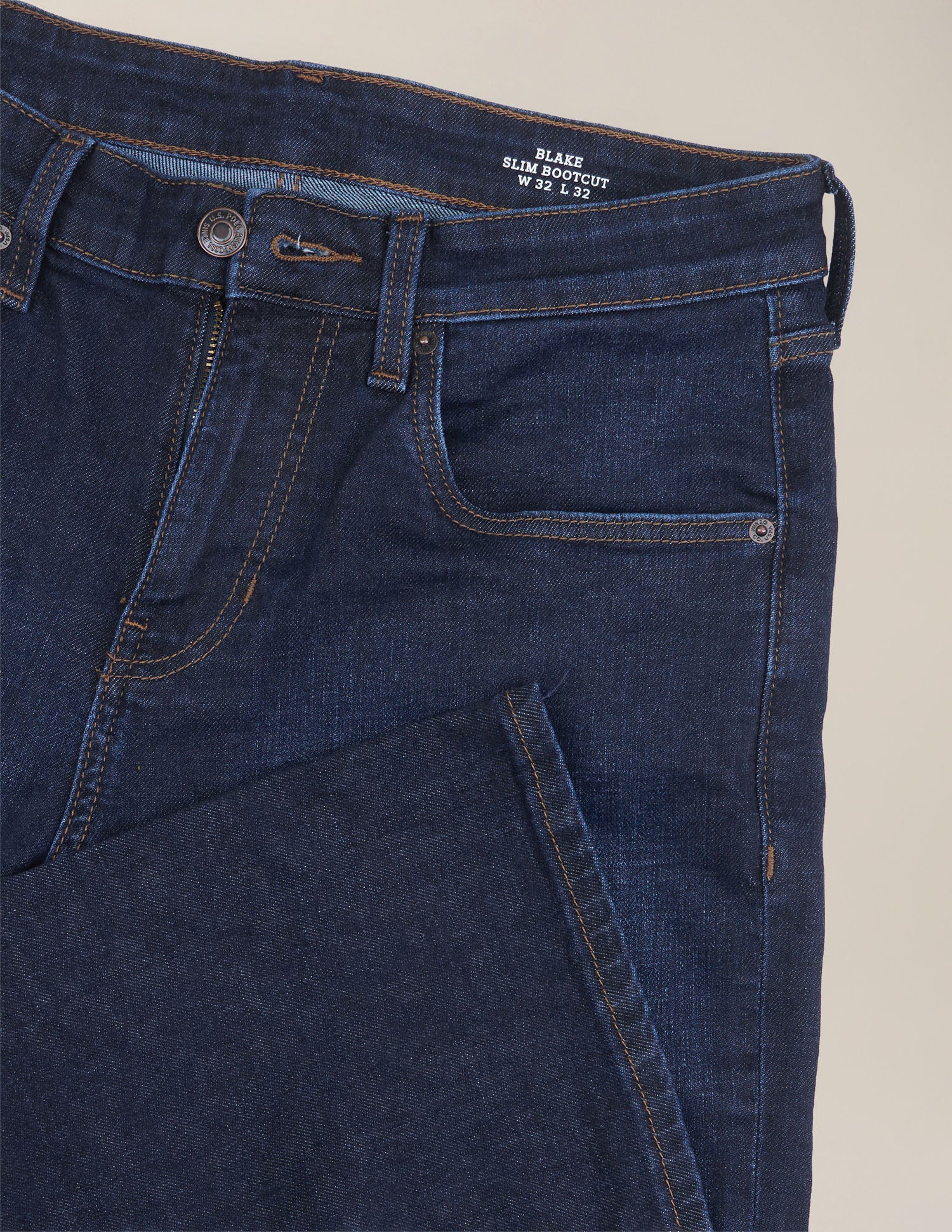 Blake Slim Bootcut Fit Blue Jeans Dark Blue - U.S. Polo Assn. India | Large