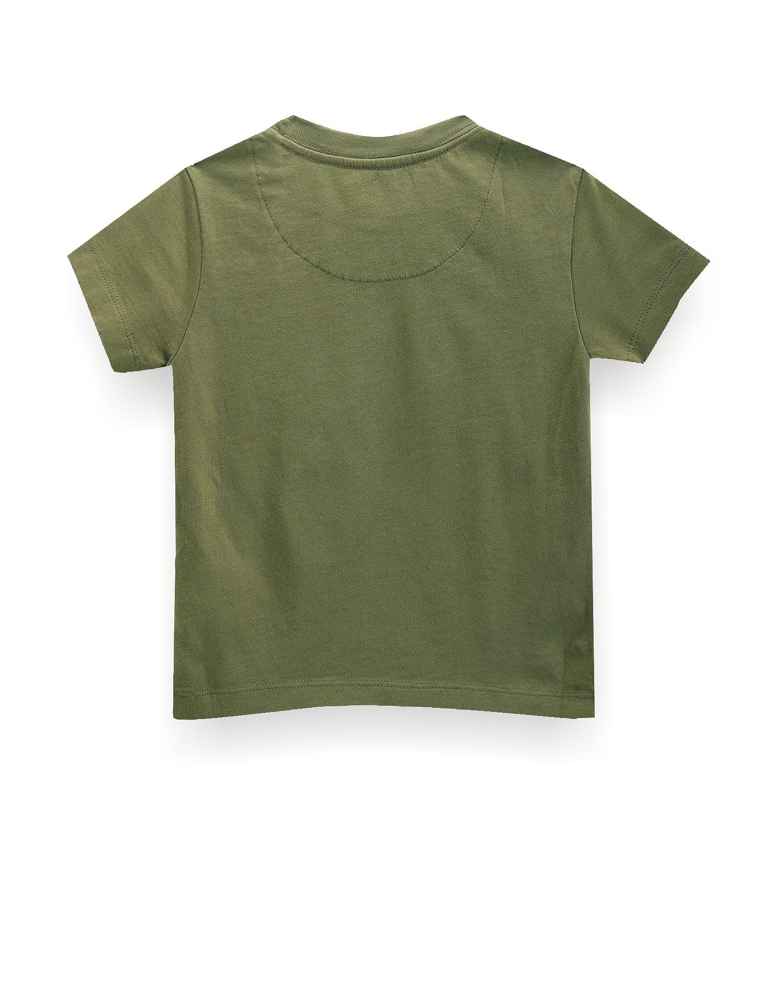 Boys Brand Print Cotton T-Shirt Green - U.S. Polo Assn. India | Large