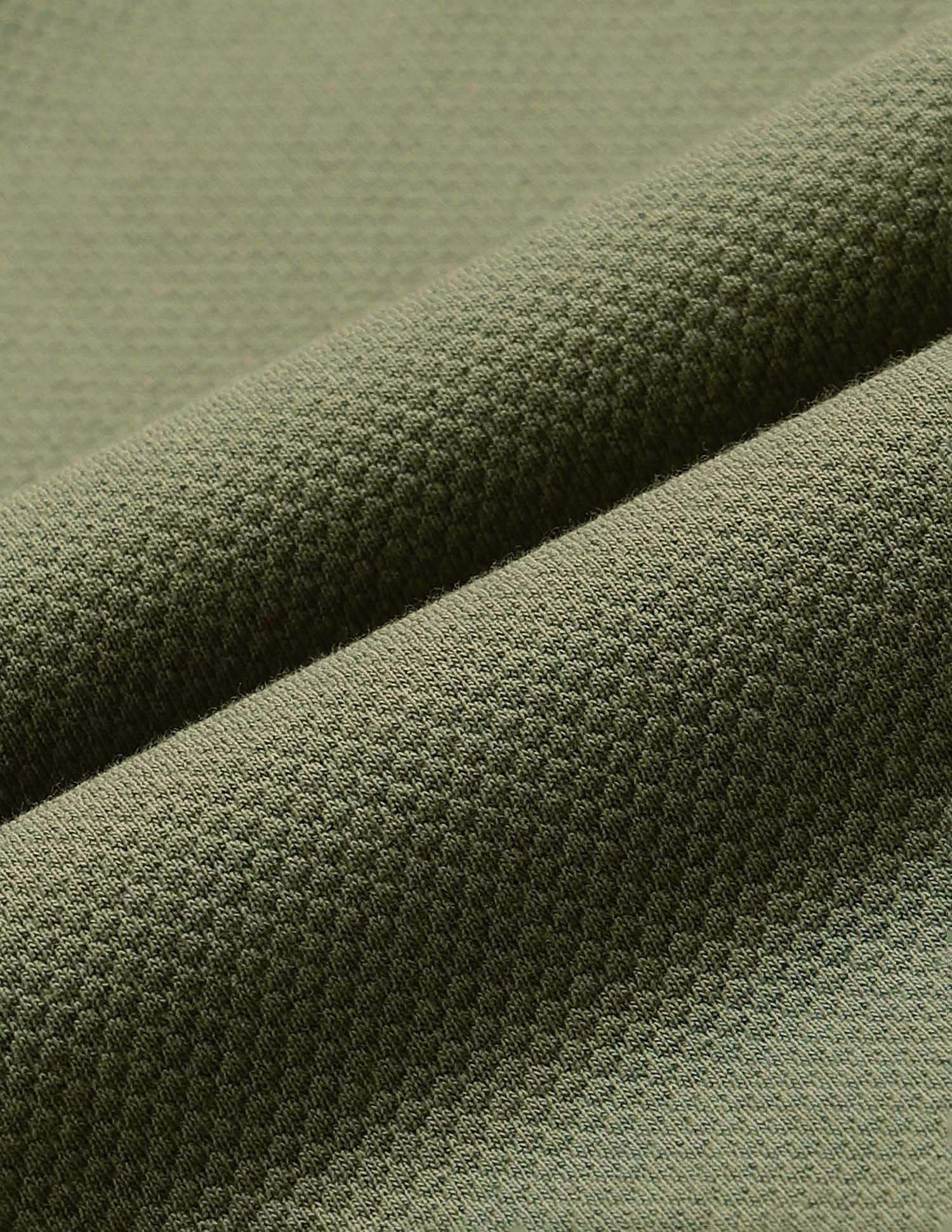 Jacquard Collar Textured Polo Shirt Olive - U.S. POLO ASSN. | Large