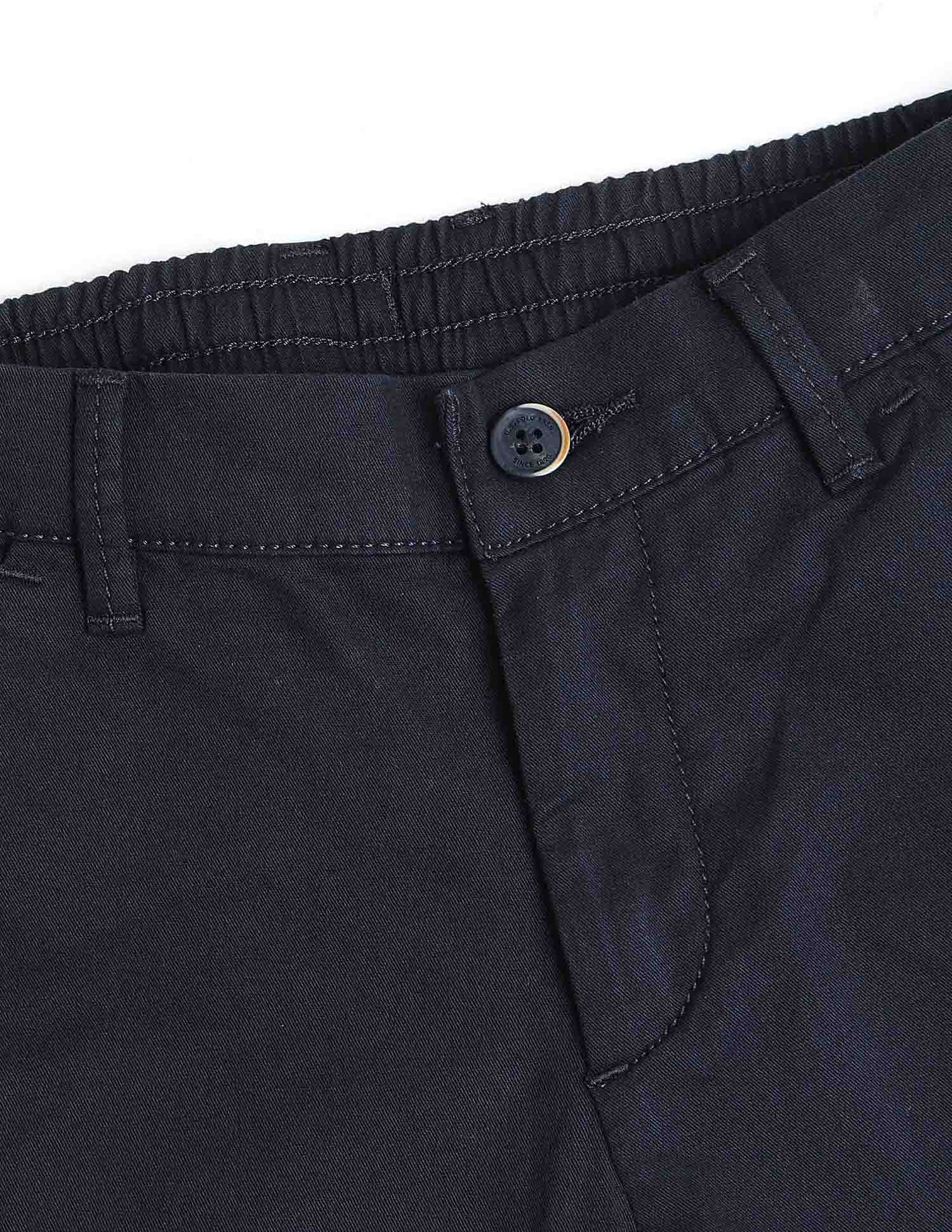 Boys Slim Fit Twill Trousers Navy - U.S. Polo Assn. India | Large