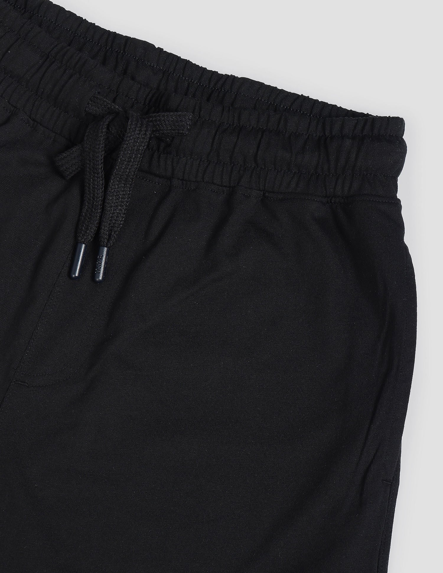 Solid LS002 Lounge Shorts - Pack Of 1 Black - U.S. POLO ASSN. | Large