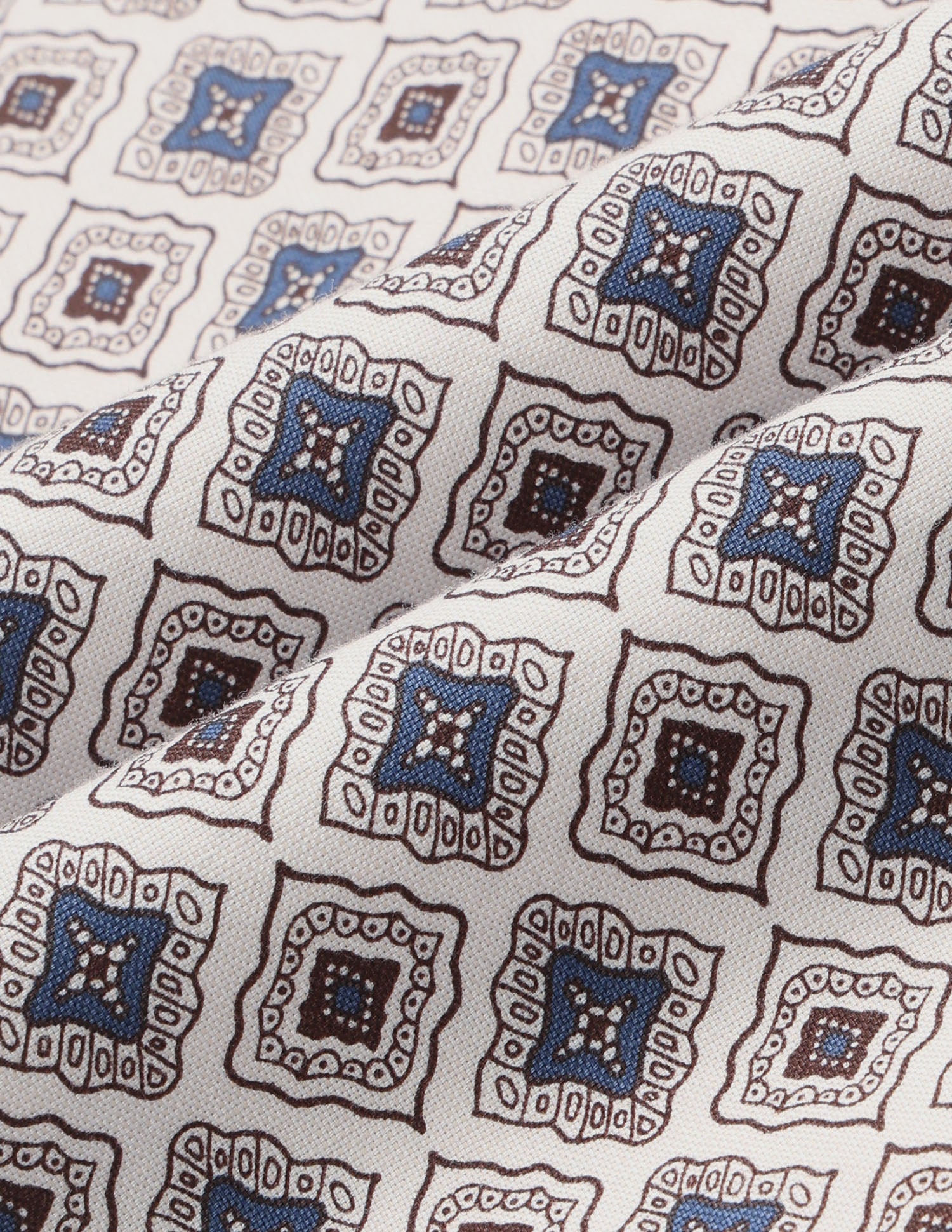 Dobby Regular Fit Shirt Brown - U.S. Polo Assn. India | Large