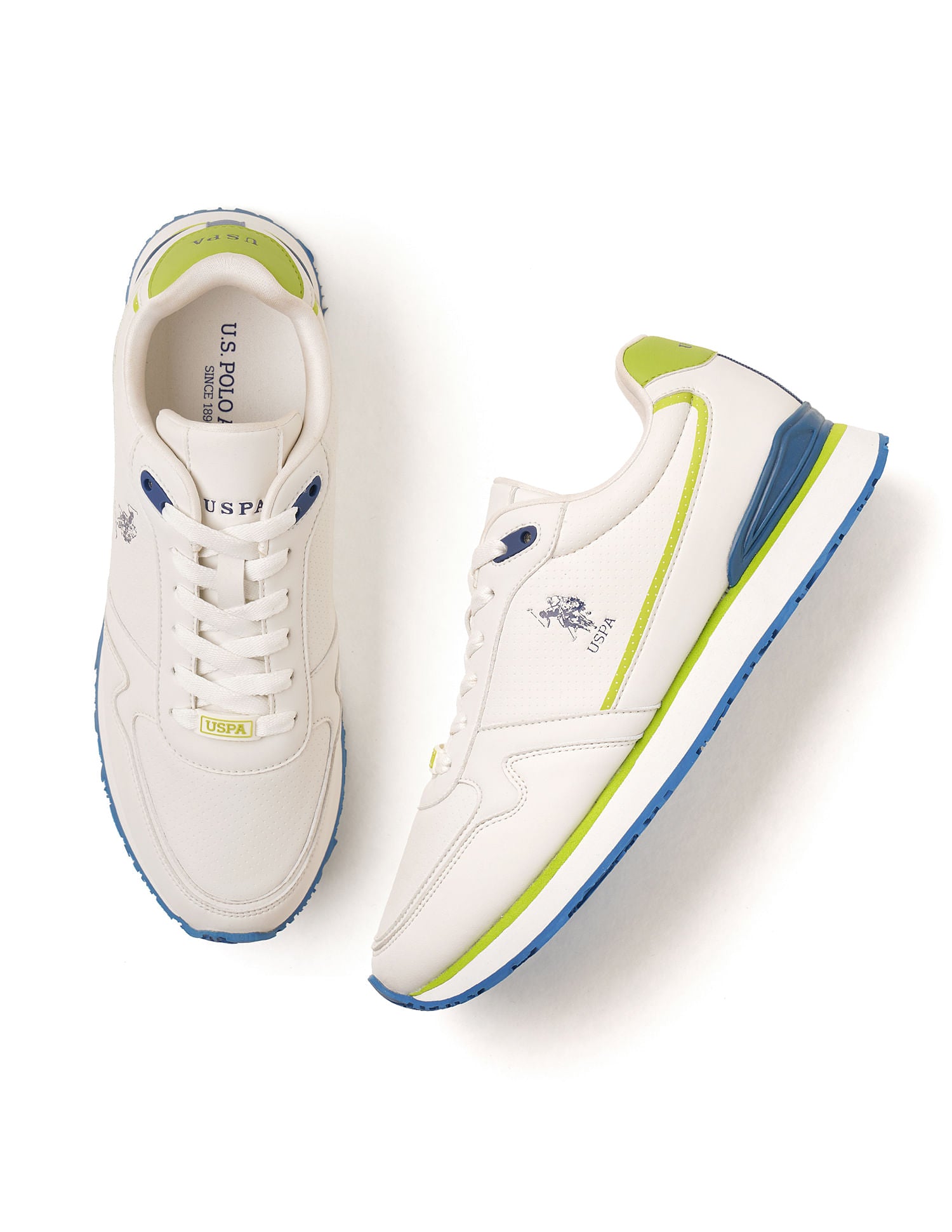 Men Lowen 2.0 Solid Sneakers Off White - U.S. POLO ASSN. | Large