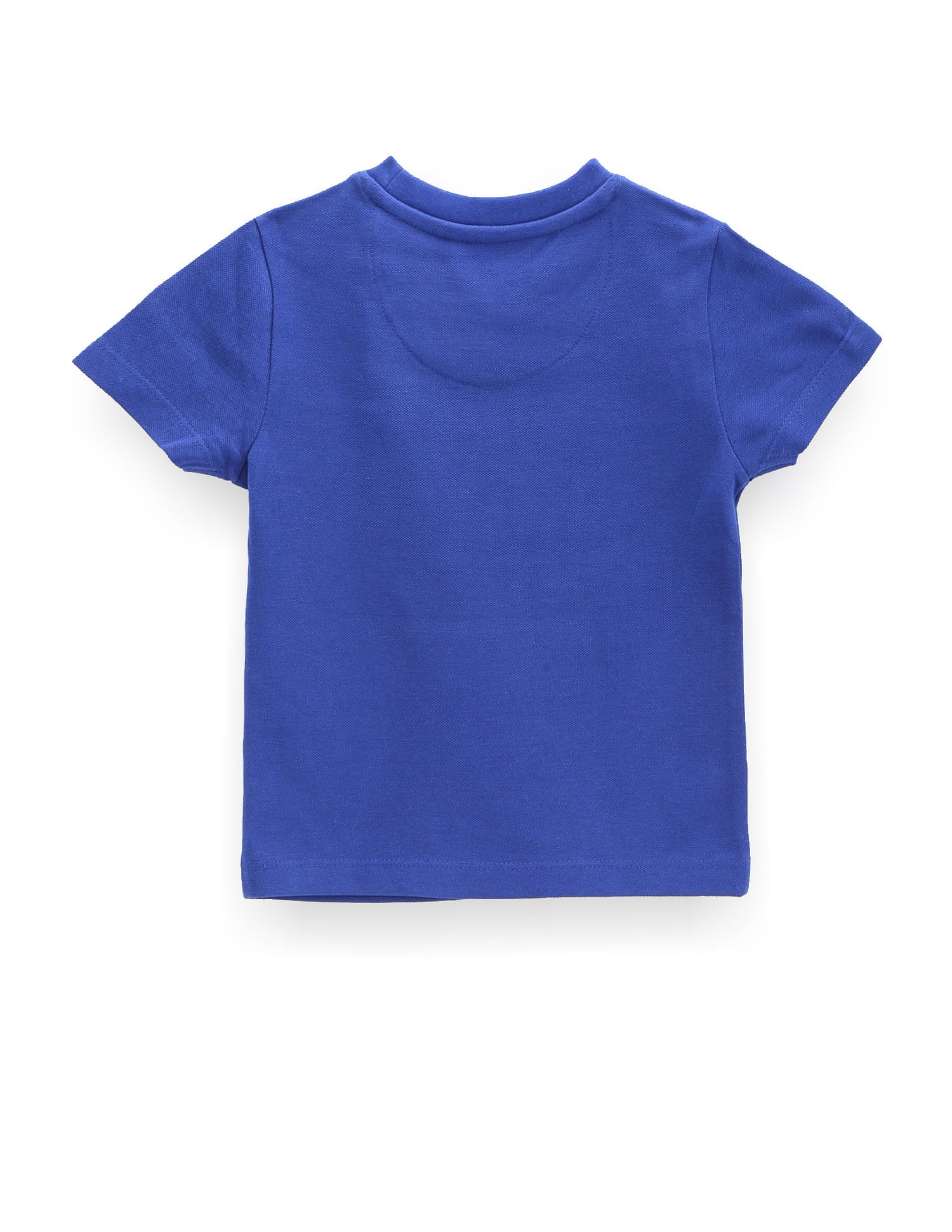 Boys Brand Print Cotton T-Shirt Blue - U.S. POLO ASSN. | Large