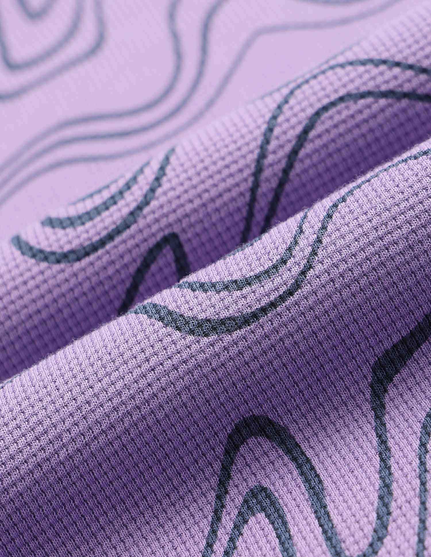 Boys Abstract Printed Regular Fit T-Shirt Light Purple - U.S. POLO ASSN. | Large