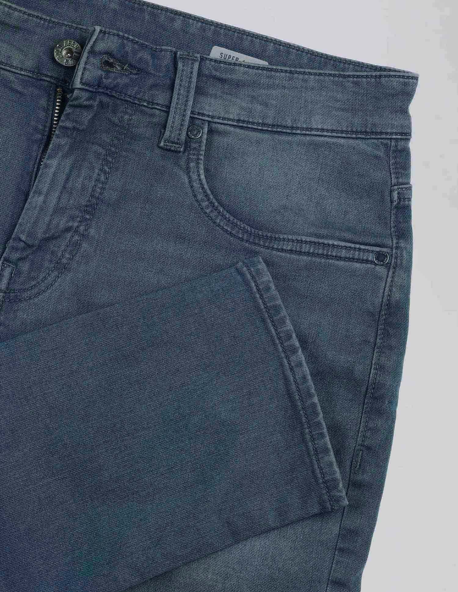 Henry Tapered Fit Blue Super Stretch Jeans Dark Wash - U.S. Polo Assn. India | Large