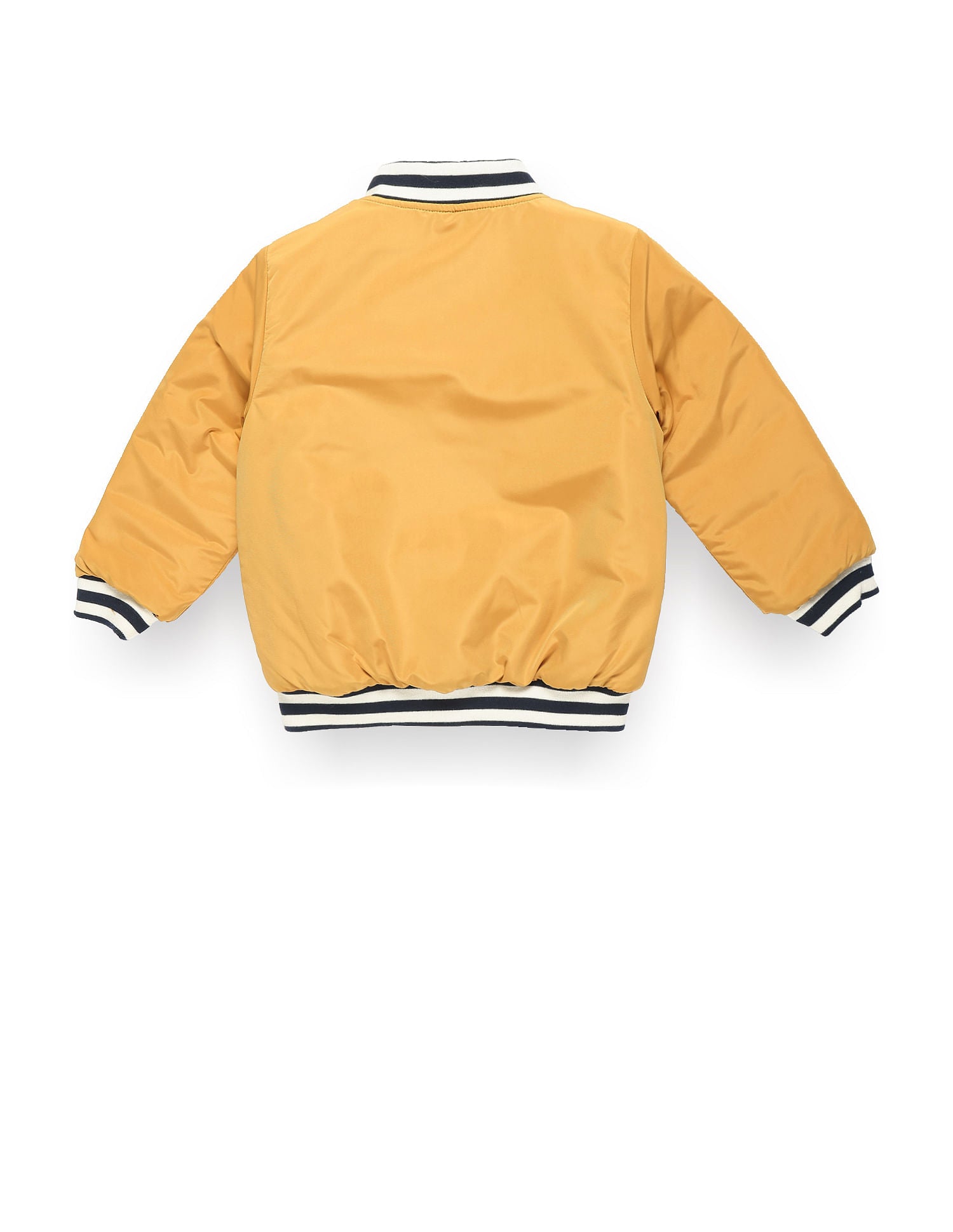 Boys Stripe Detail Bomber Jacket Mustard - U.S. POLO ASSN. | Large